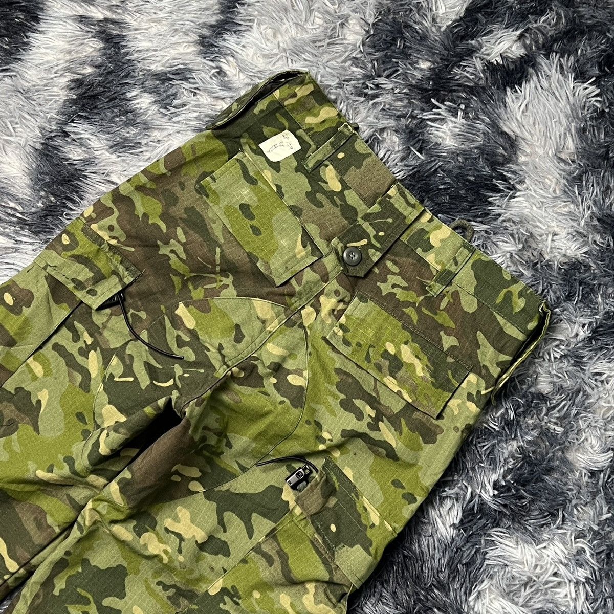 Other Army Camouflage Tactical MultiPocket Double Knee Cargo Pants Size US 28 / EU 44 - 4 Thumbnail