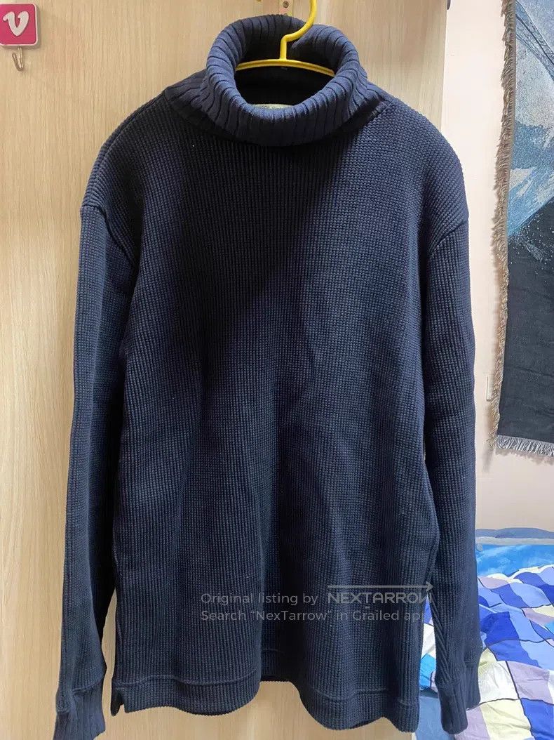 Nigel Cabourn Nigel Cabourn Waffle Neck Knitwear Size US M / EU 48-50 / 2 - 2 Thumbnail