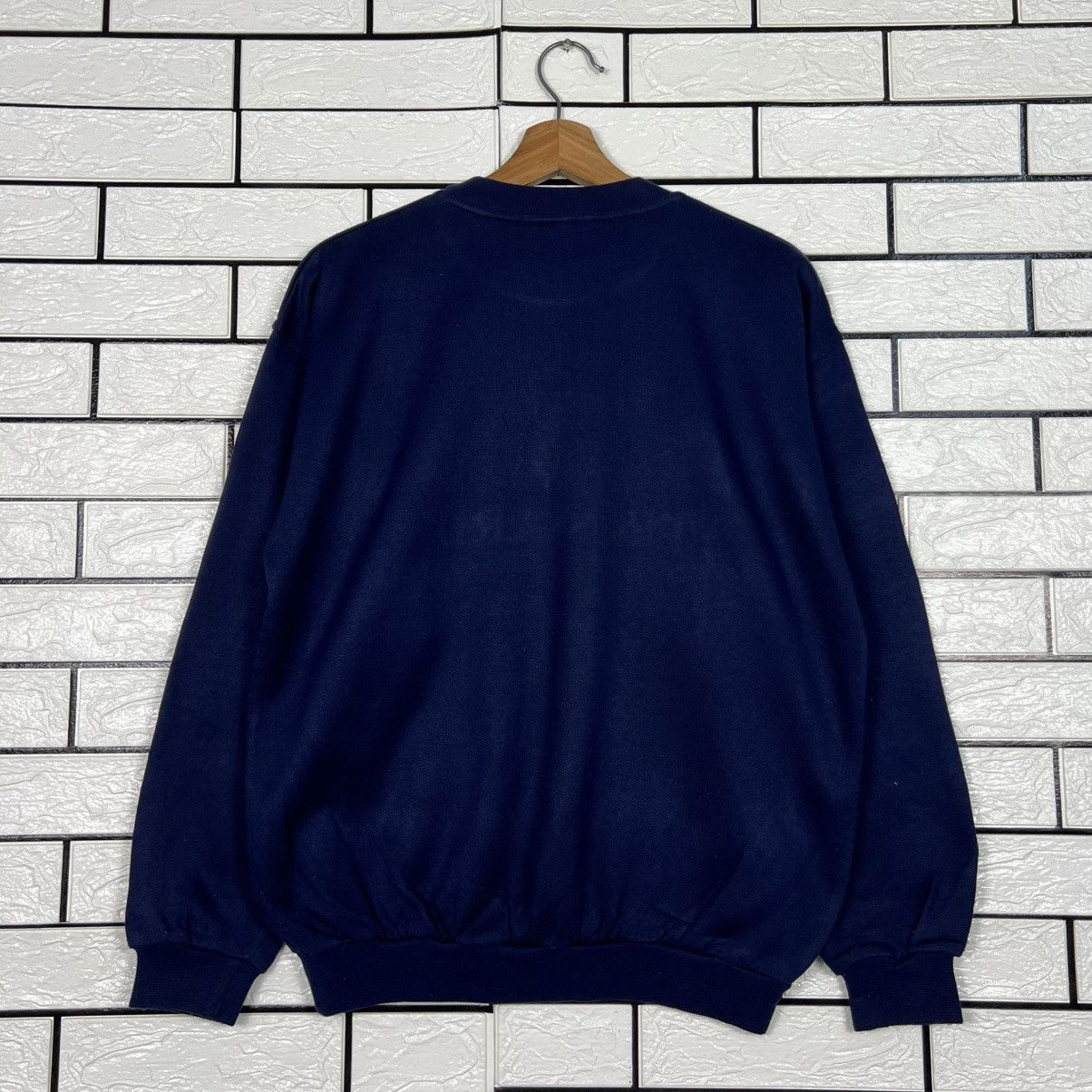 Trussardi Vintage TRUSSARDI Embroidered Big Logo Sweatshirt #3967-C181 Size US S / EU 44-46 / 1 - 11 Thumbnail