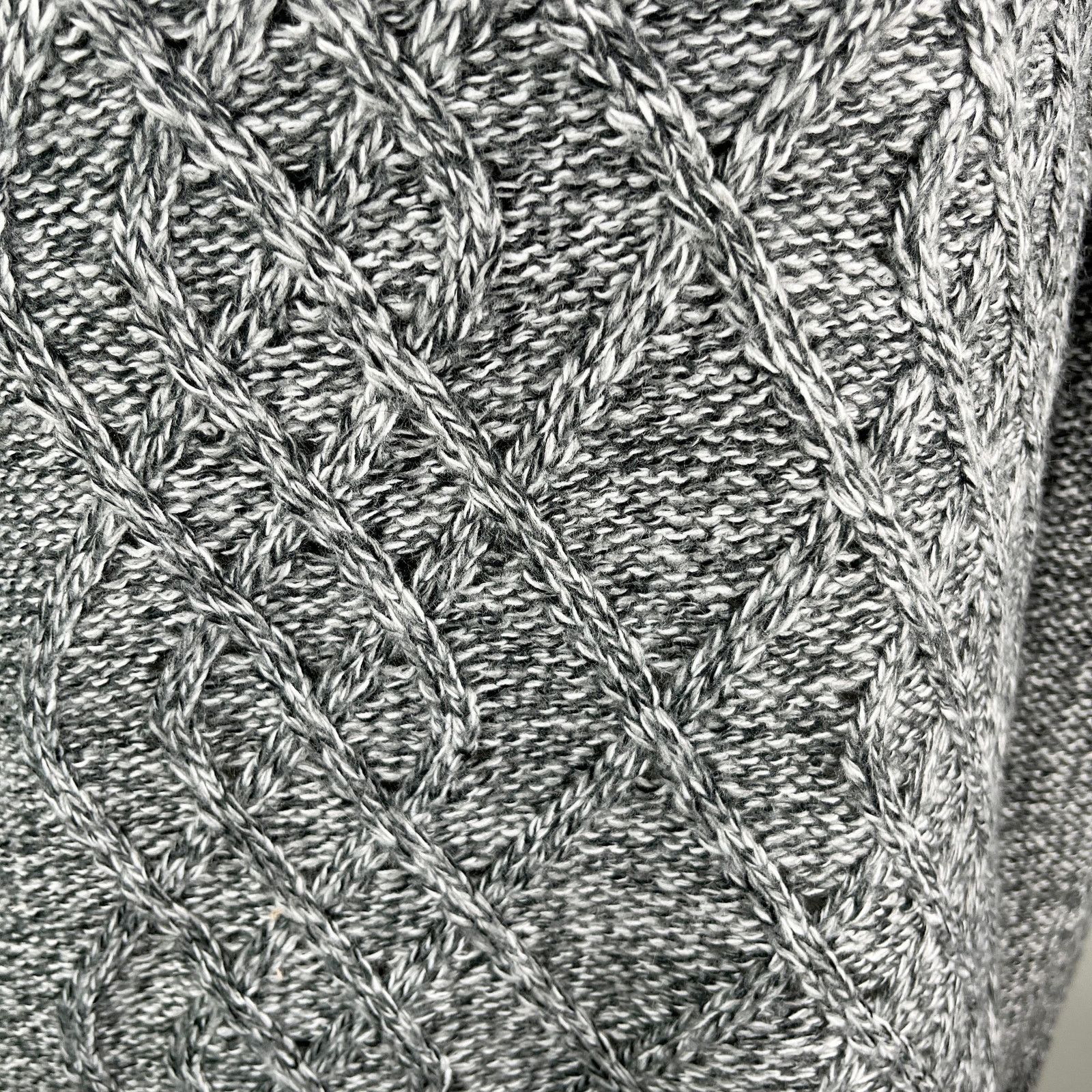 Other 89th & Madison Sweater Charcoal Marled Gray White Medium New Size M / US 6-8 / IT 42-44 - 4 Thumbnail