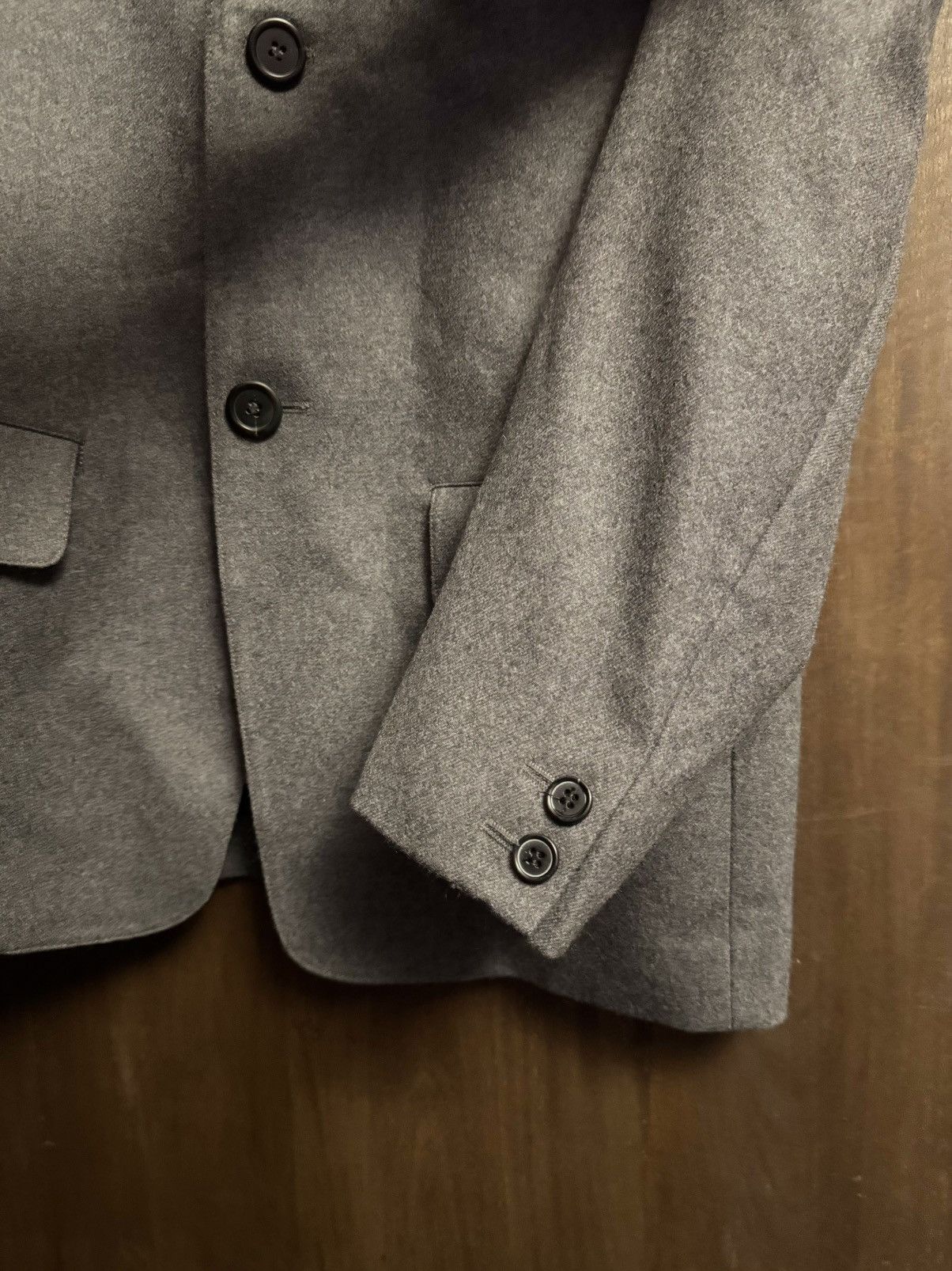 A.P.C. APC grey wool blazer jacket XS men Size 36R - 8 Thumbnail
