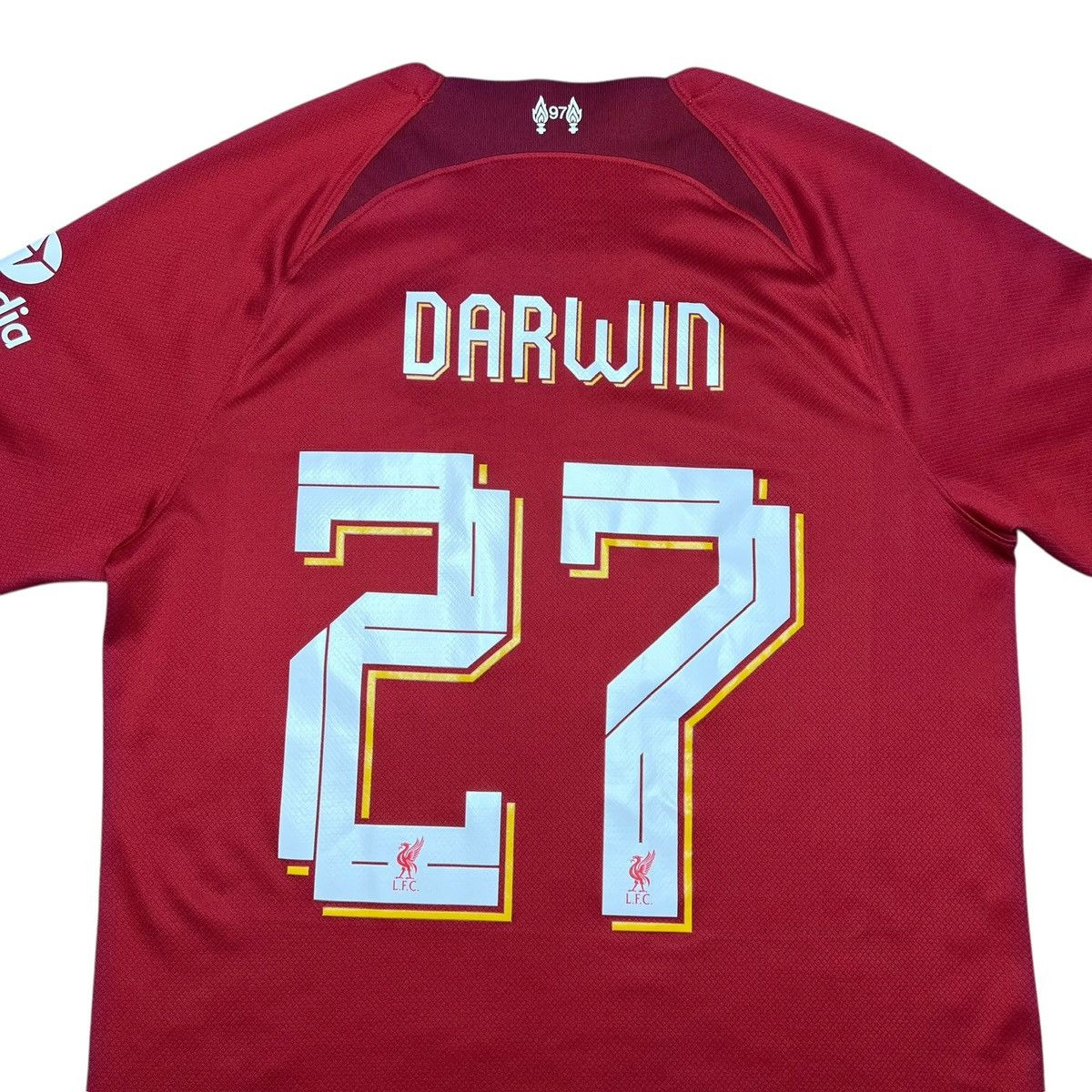 Nike 2022-2023 Liverpool #27 Darwin Nunez Nike Mens Soccer Jersey Size US M / EU 48-50 / 2 - 10 Thumbnail