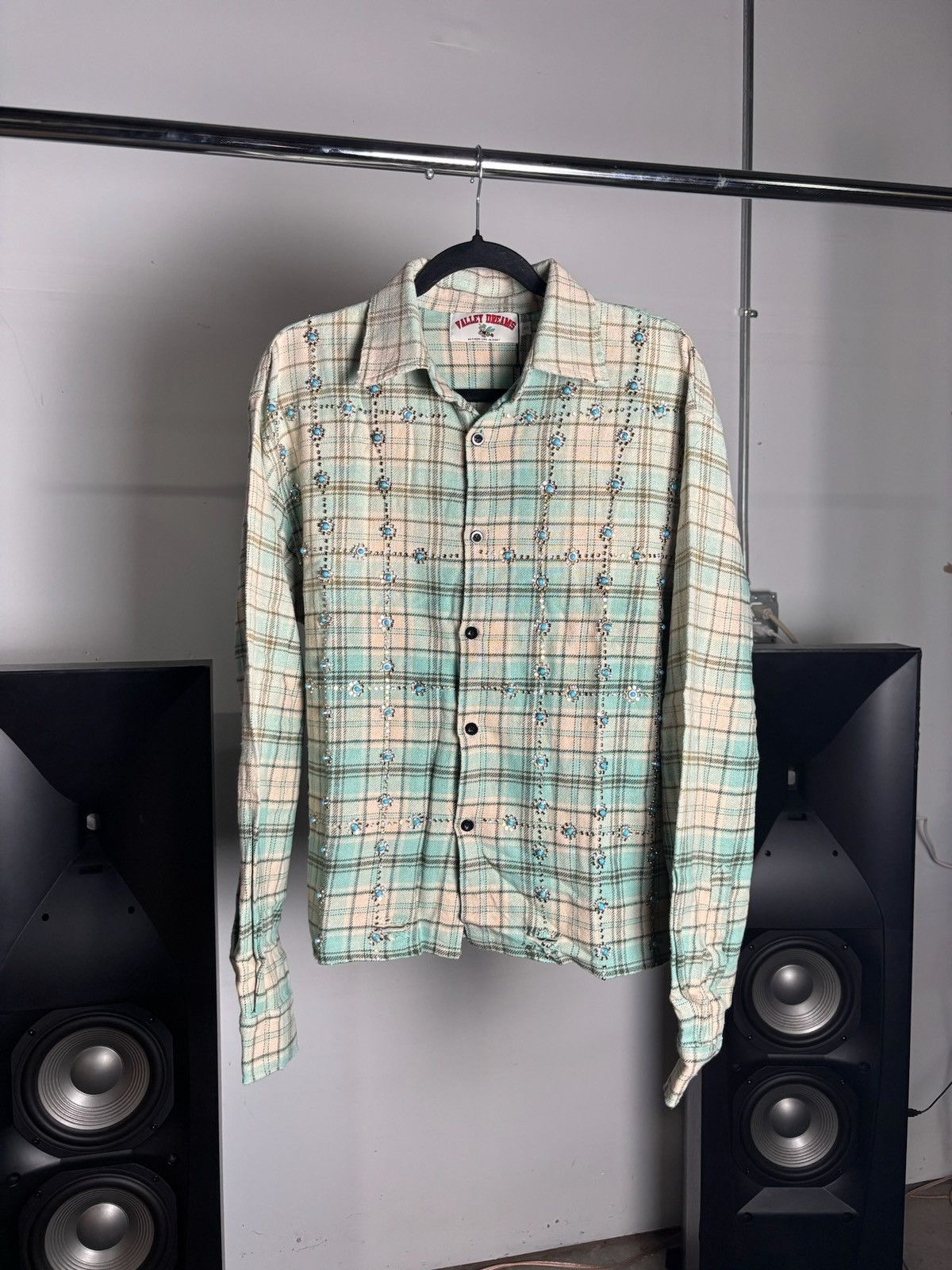 Vale Vale Forever Little Gems Flannel ‘Green’ Size US S / EU 44-46 / 1 - 1 Thumbnail