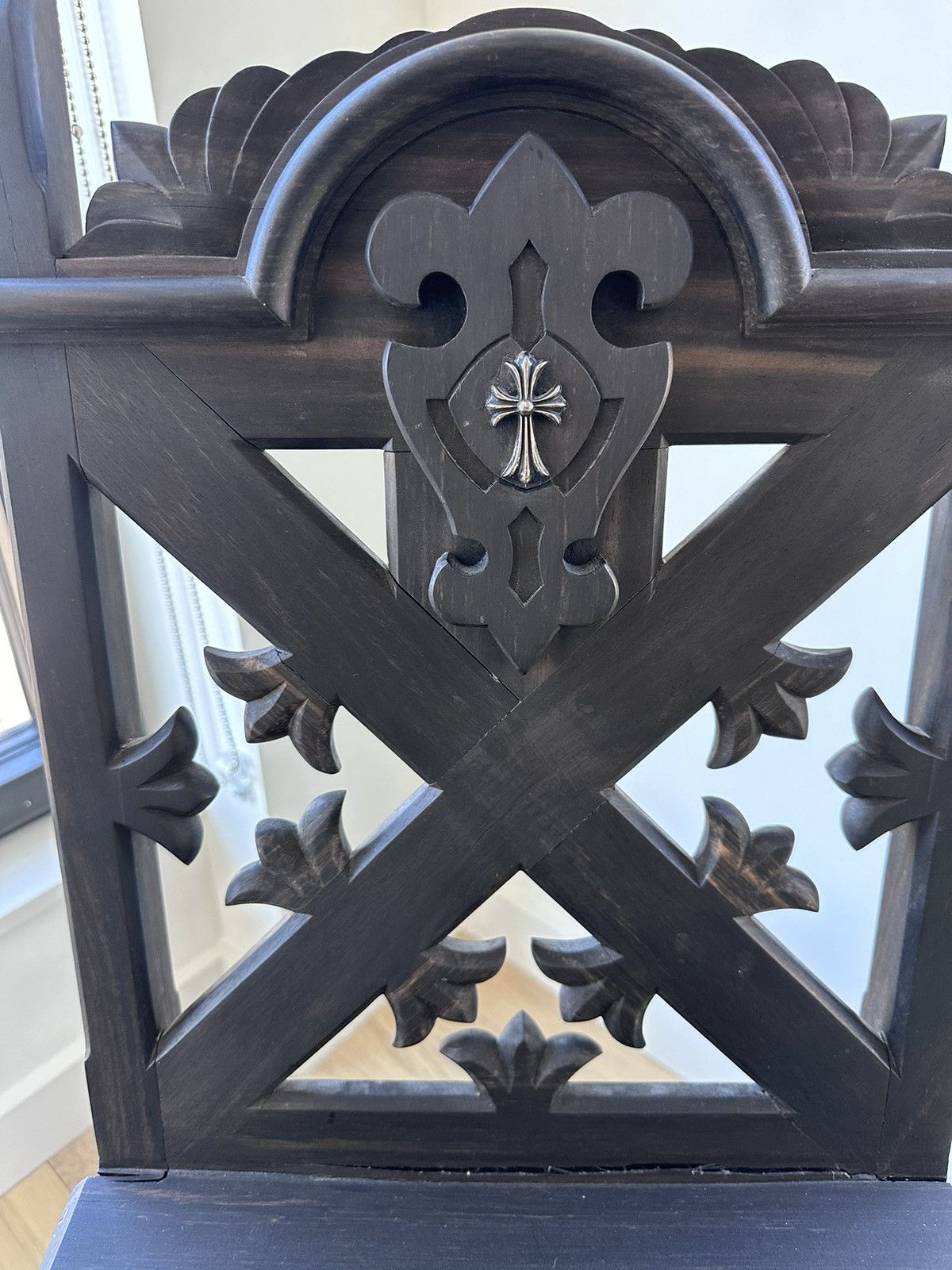 Chrome Hearts CHROME HEARTS EBONY WOOD LADDER CROSS CHAIR 4Gseller Size ONE SIZE - 3 Thumbnail