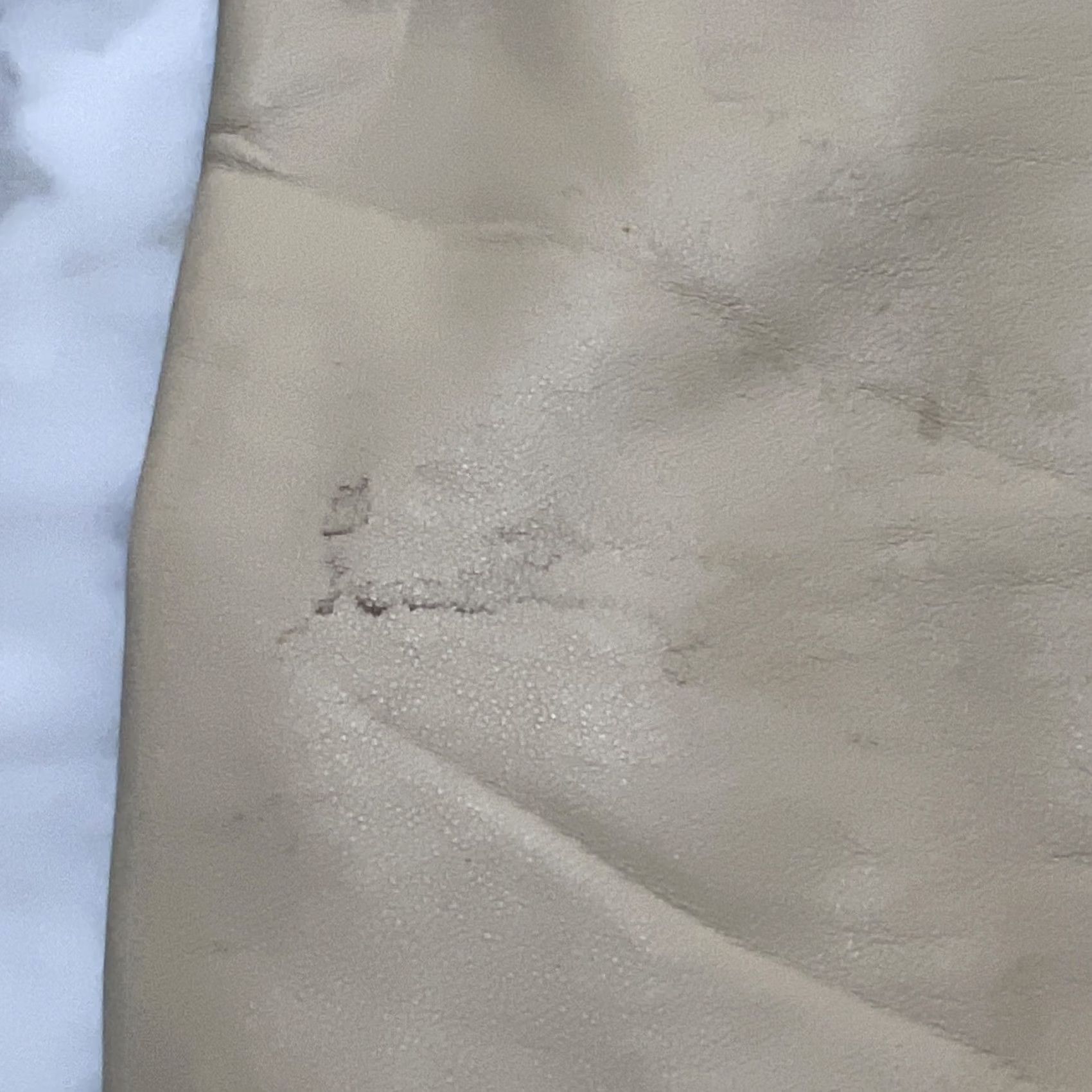 Vintage VINTAGE Touché Leather Pants Women’s Size 12 Beige W28 L29 Dress Pants Formal Party Cocktail 90s Biker Womens Size 34" / US 12 / IT 48 - 7 Thumbnail