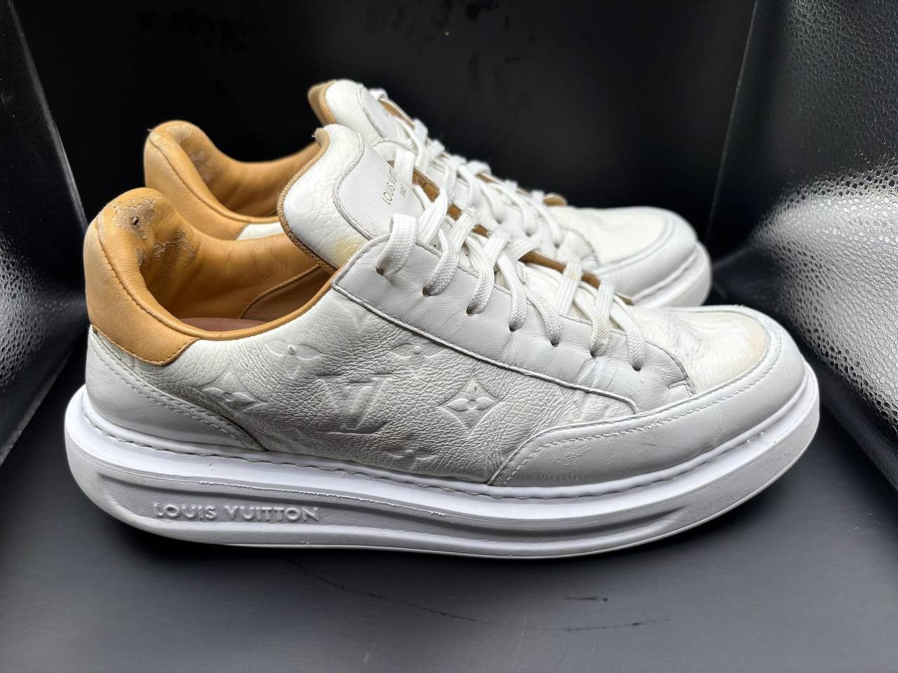 Louis Vuitton Louis Vuitton Beverly Hills Monogram Sneakers White LV 8.5 Size US 9.5 / EU 42-43 - 17 Thumbnail