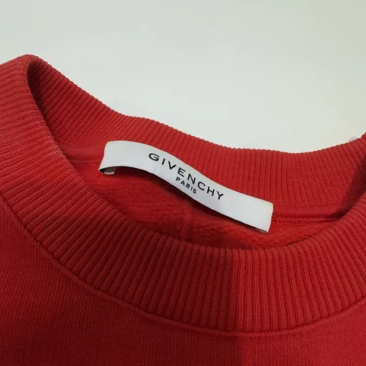 Givenchy Givenchy Givenchy Graphic Relaxed Fit Red Sweatshirt -2507 Size US XS / EU 42 / 0 - 4 Thumbnail