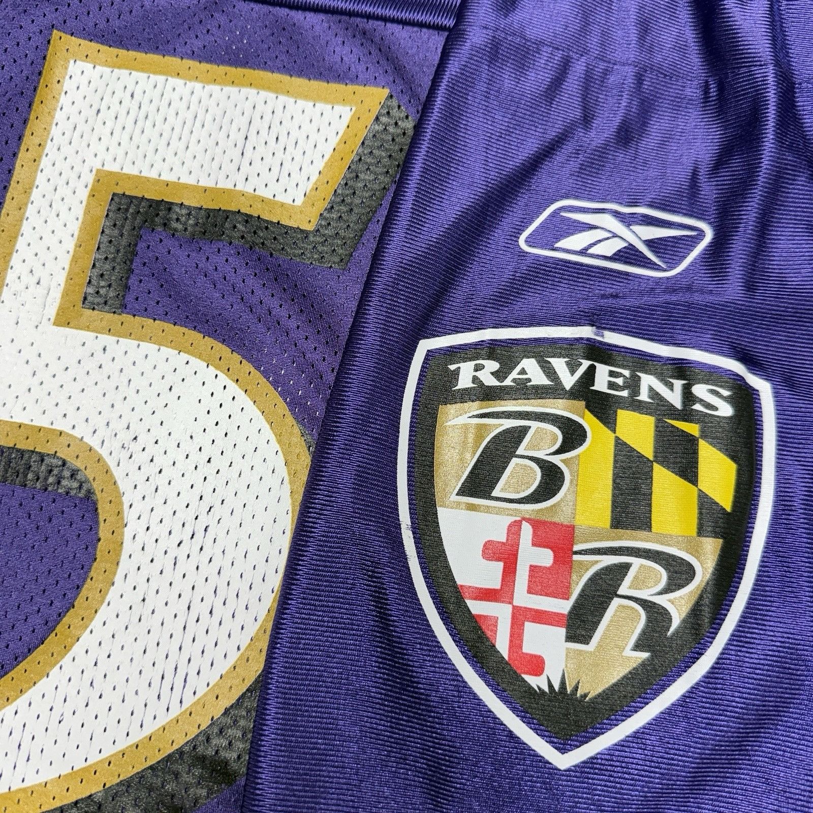 NFL Joe Flacco Baltimore Ravens NFL Jersey Mens XL 25x32 Purple Size US XL / EU 56 / 4 - 4 Thumbnail