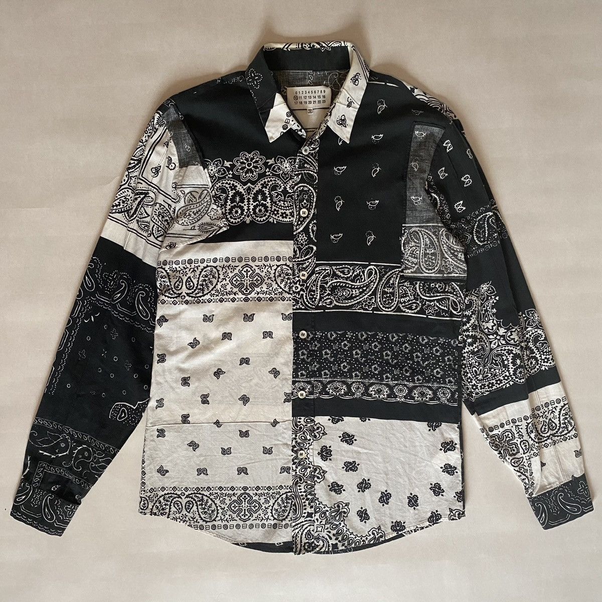 Maison Margiela Maison Martin Margiela Paisley Patchwork Layered Shirt, SS12 Size US S / EU 44-46 / 1 - 2 Thumbnail