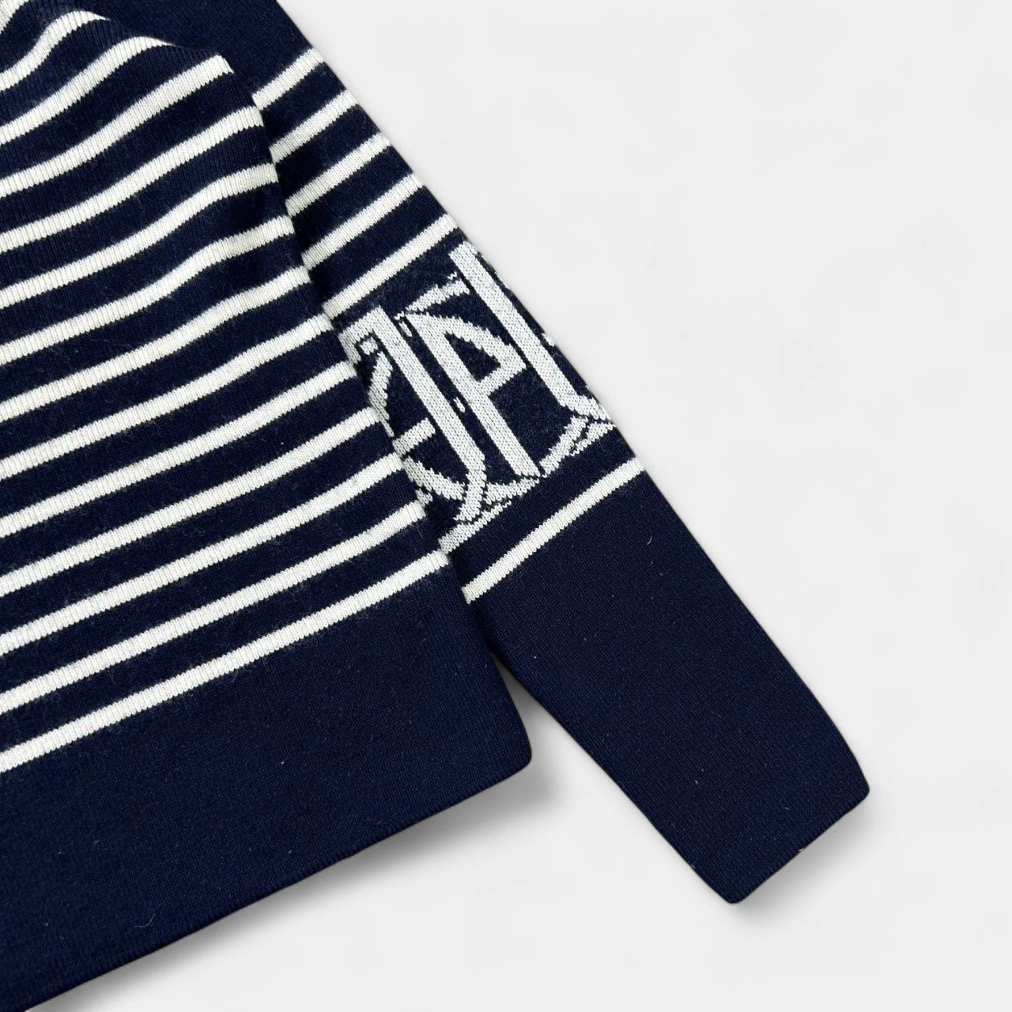 Jean Paul Gaultier Jean Paul Gaultier 1990s Classic Navy White Striped Jersey Size US S / EU 44-46 / 1 - 6 Thumbnail