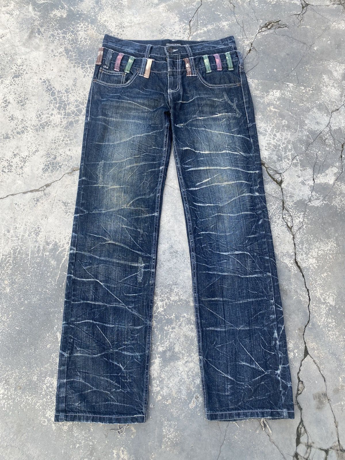 14th Addiction NYLAUS Double Waist Jeans Size US 31 - 1 Thumbnail