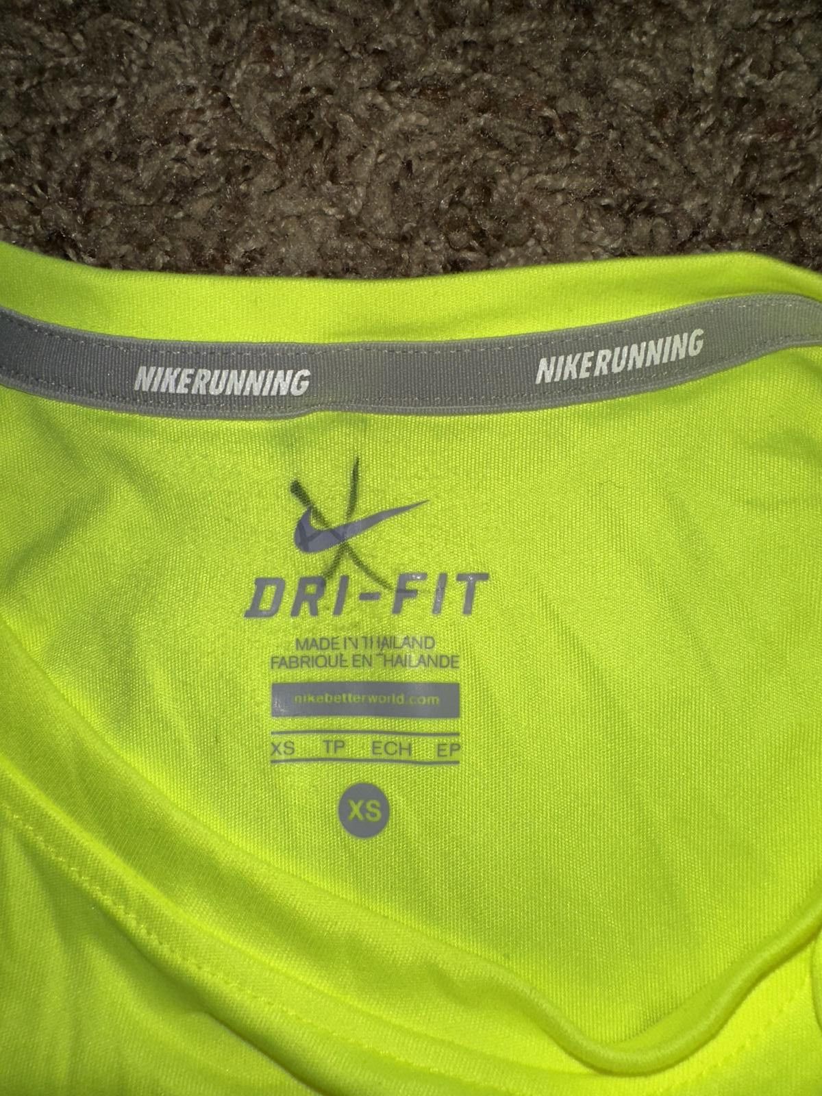 Nike Nike Women's (S) Miler Running Volt Long Sleeve Shirt Size XS / US 0-2 / IT 36-38 - 2 Thumbnail
