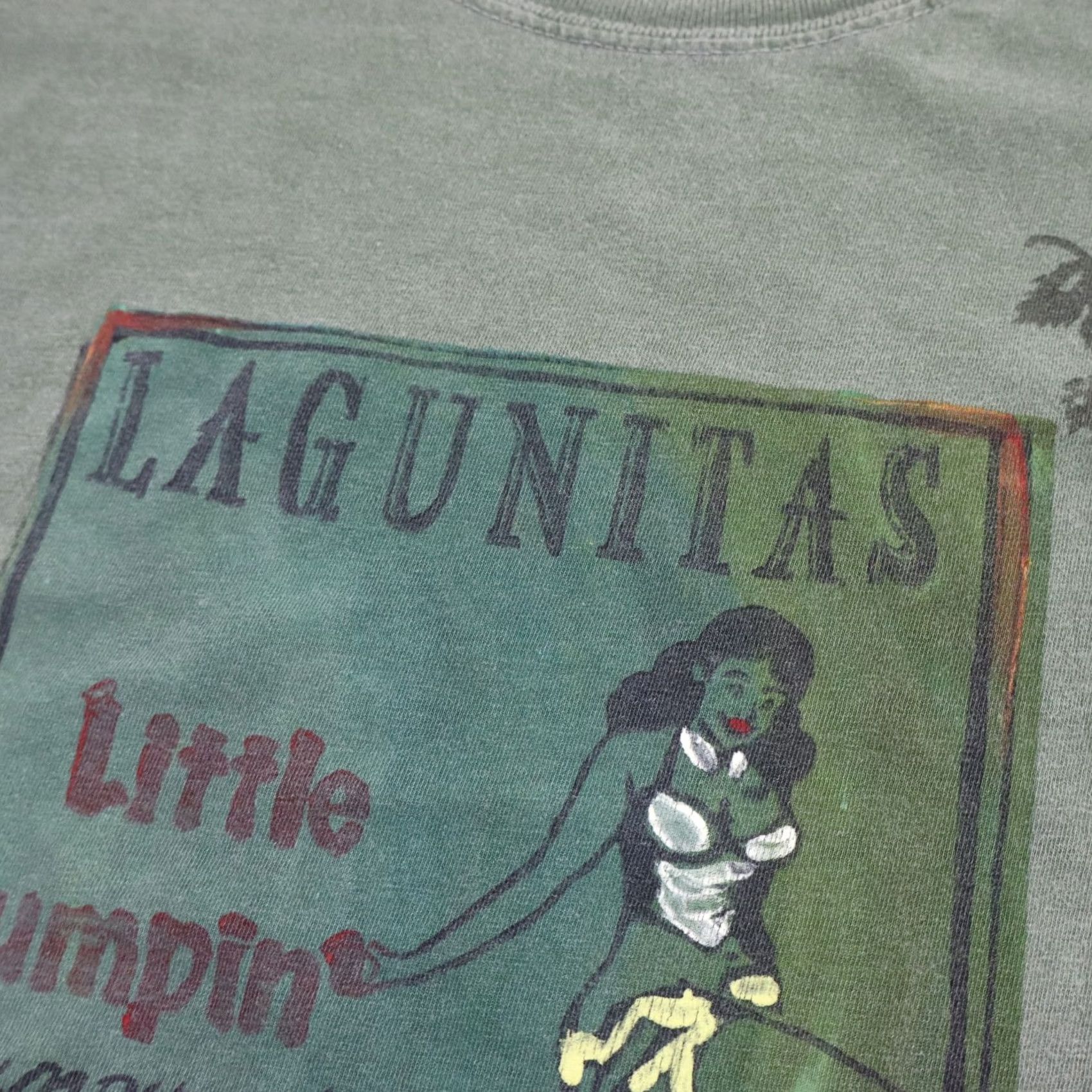 Vintage VINTAGE Authentic Pigment Lagunitas Little Sumpin Ale T Shirt Mens XL Green 90s Beer Funny Pin Up Dog Bite Streetwear Size US XL / EU 56 / 4 - 4 Thumbnail