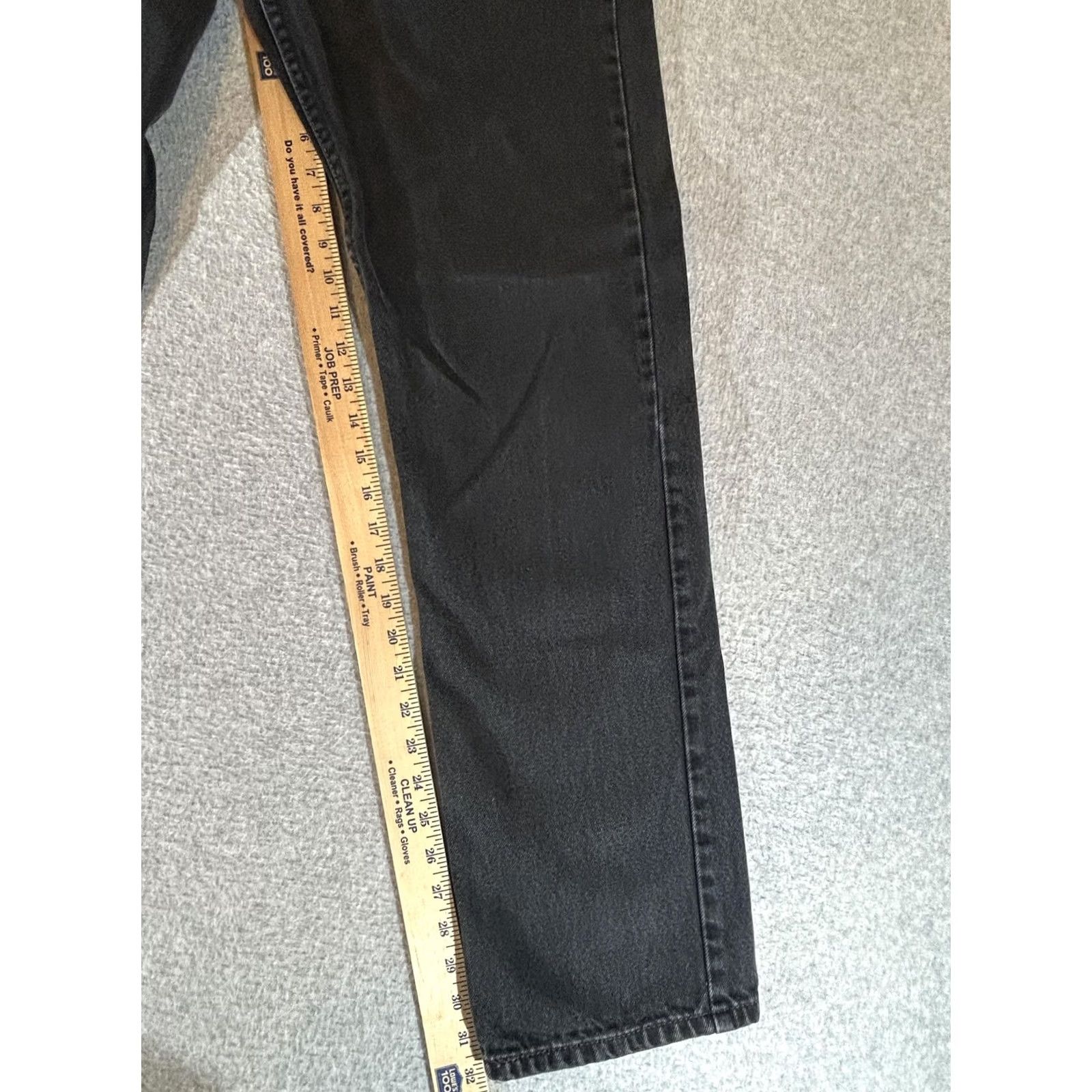 Levi's Levi's 505 Regular Fit Jeans Men 30x32 Black Denim Vintage No 90s 00s Straight Pockets Zip Mens Regular Fit Denim Jeans Size US 30 / EU 46 - 3 Thumbnail