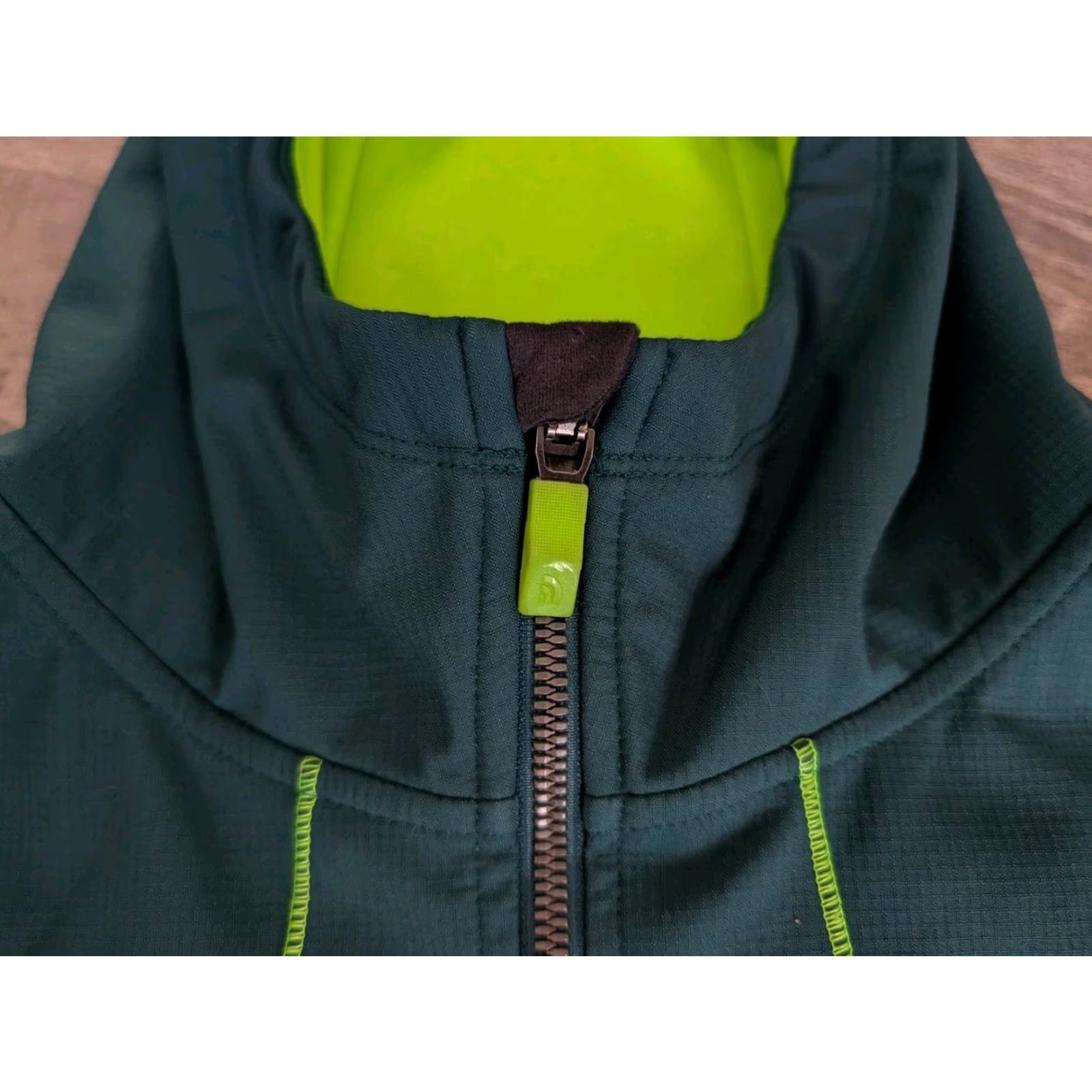 The North Face The North Face Kilowatt Jacket Mens S Green Gray Full Zip Hooded Windbreaker Size US S / EU 44-46 / 1 - 7 Thumbnail