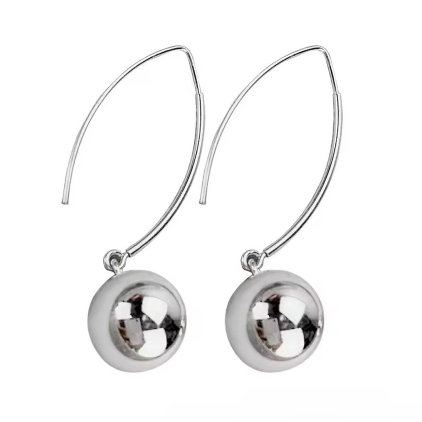 Other COPY - Silver Vintage Drop Ball Earrings Size ONE SIZE - 4 Thumbnail