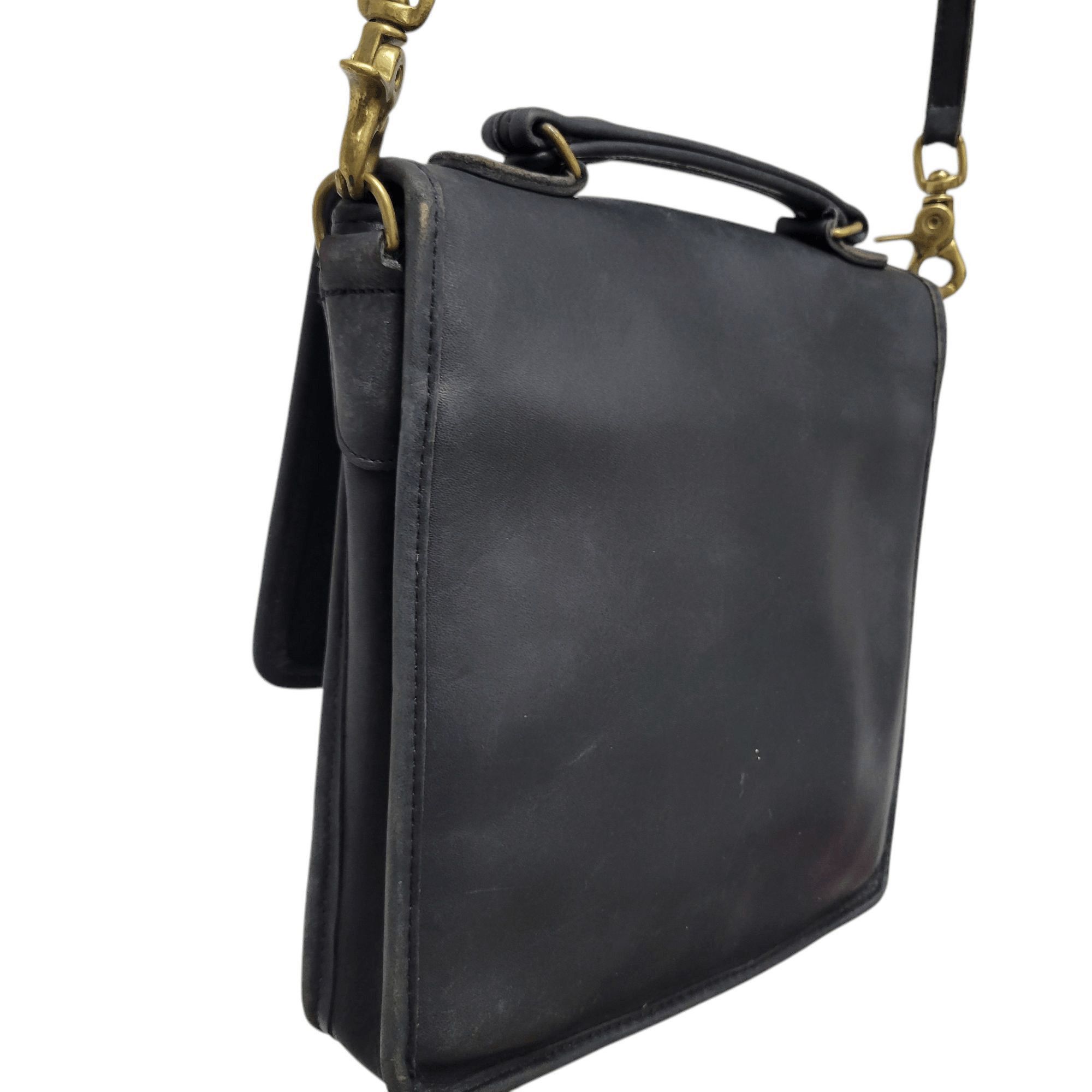 Coach Coach Vintage 0812-225 Leather Crossbody Turnlock Closure Size ONE SIZE - 7 Thumbnail