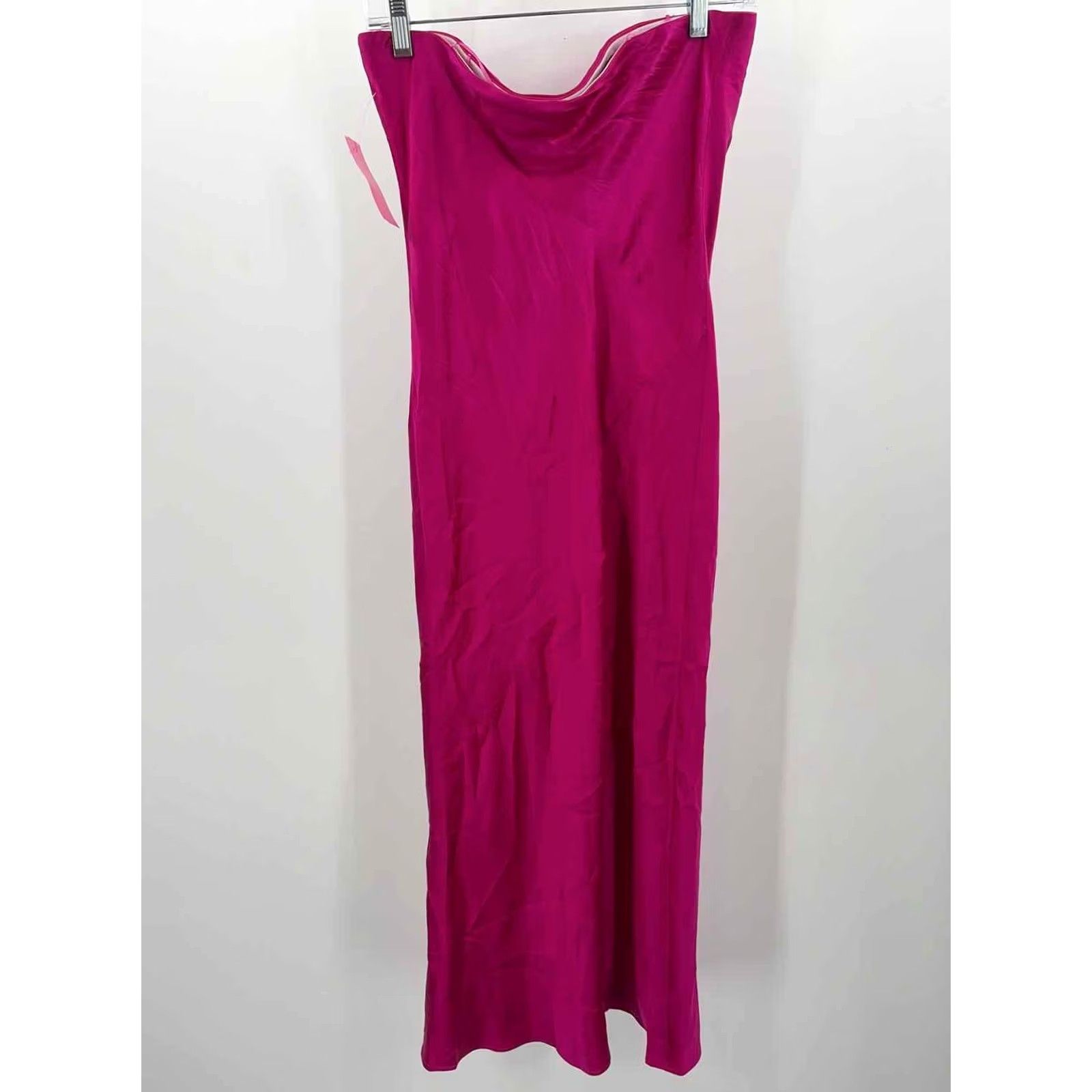 Amanda Uprichard Pre-Owned Amanda Uprichard Pink Size Medium Midi Strapless Dress Size M / US 6-8 / IT 42-44 - 2 Thumbnail