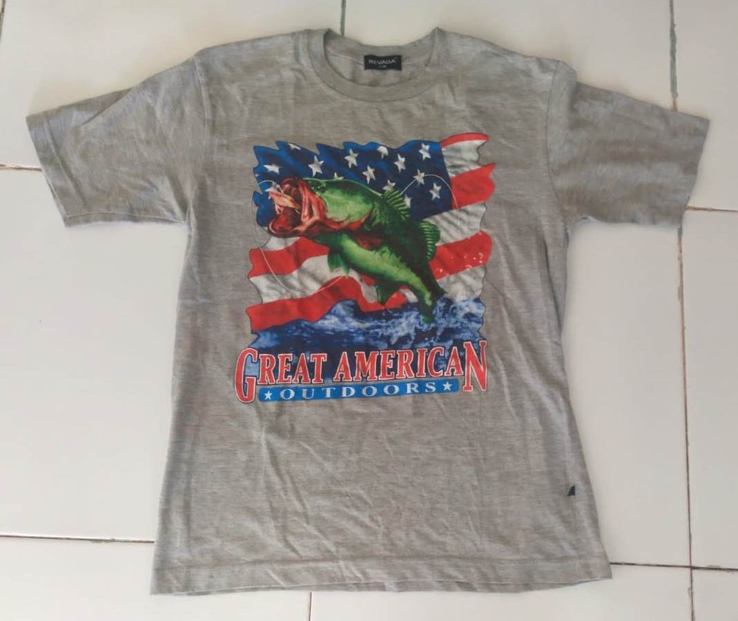Vintage Vintage fishing tee Nevada Size US L / EU 52-54 / 3 - 1 Thumbnail