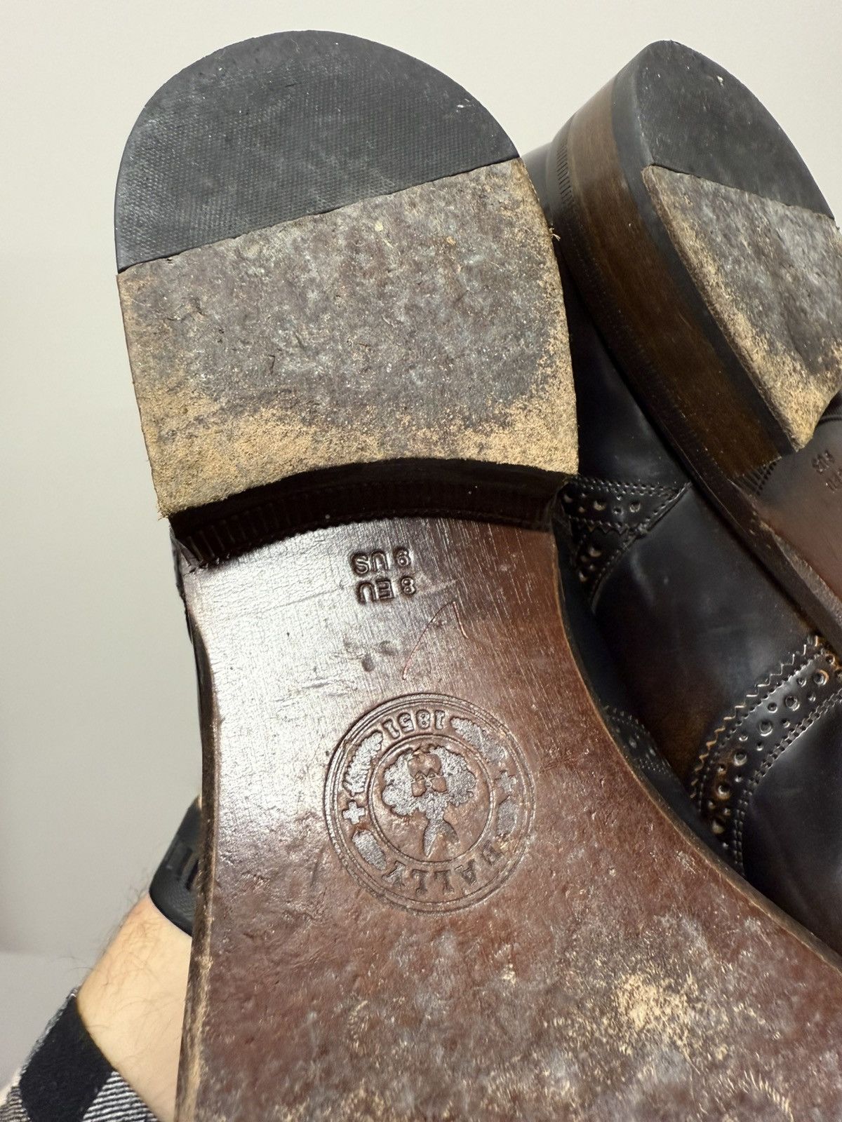 Bally Bally Brown Leather Monk Strap Brogue Shoes Size US 9 / EU 42 - 15 Thumbnail
