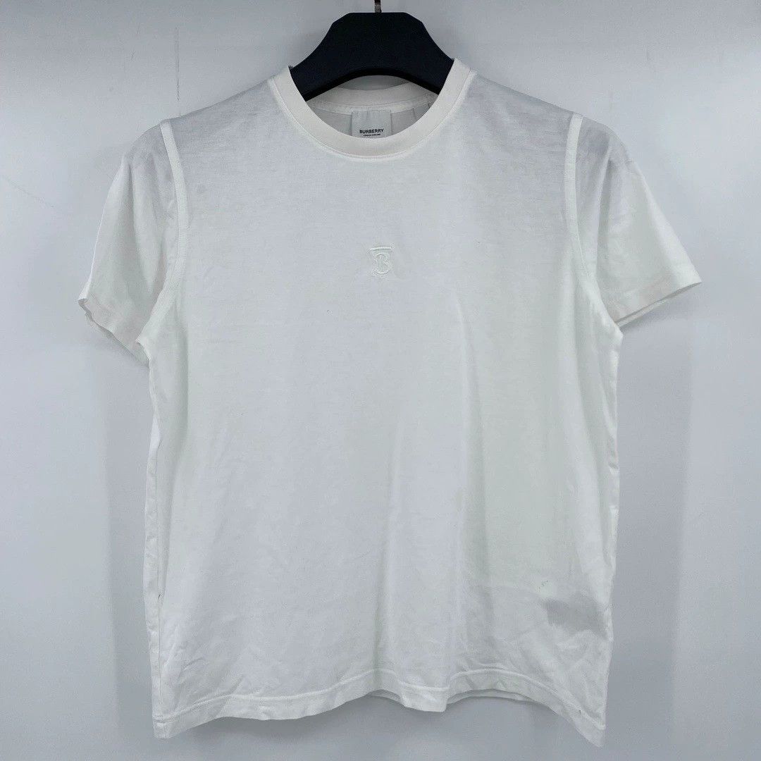 Burberry Burberry Embroidered TB Short Sleeve Tee - dmc Size US M / EU 48-50 / 2 - 1 Thumbnail