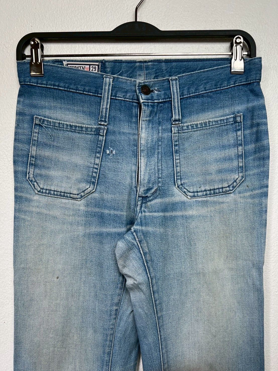 Vintage 70s Edwin Bootcut Flared Jeans Size US 29 - 2 Thumbnail