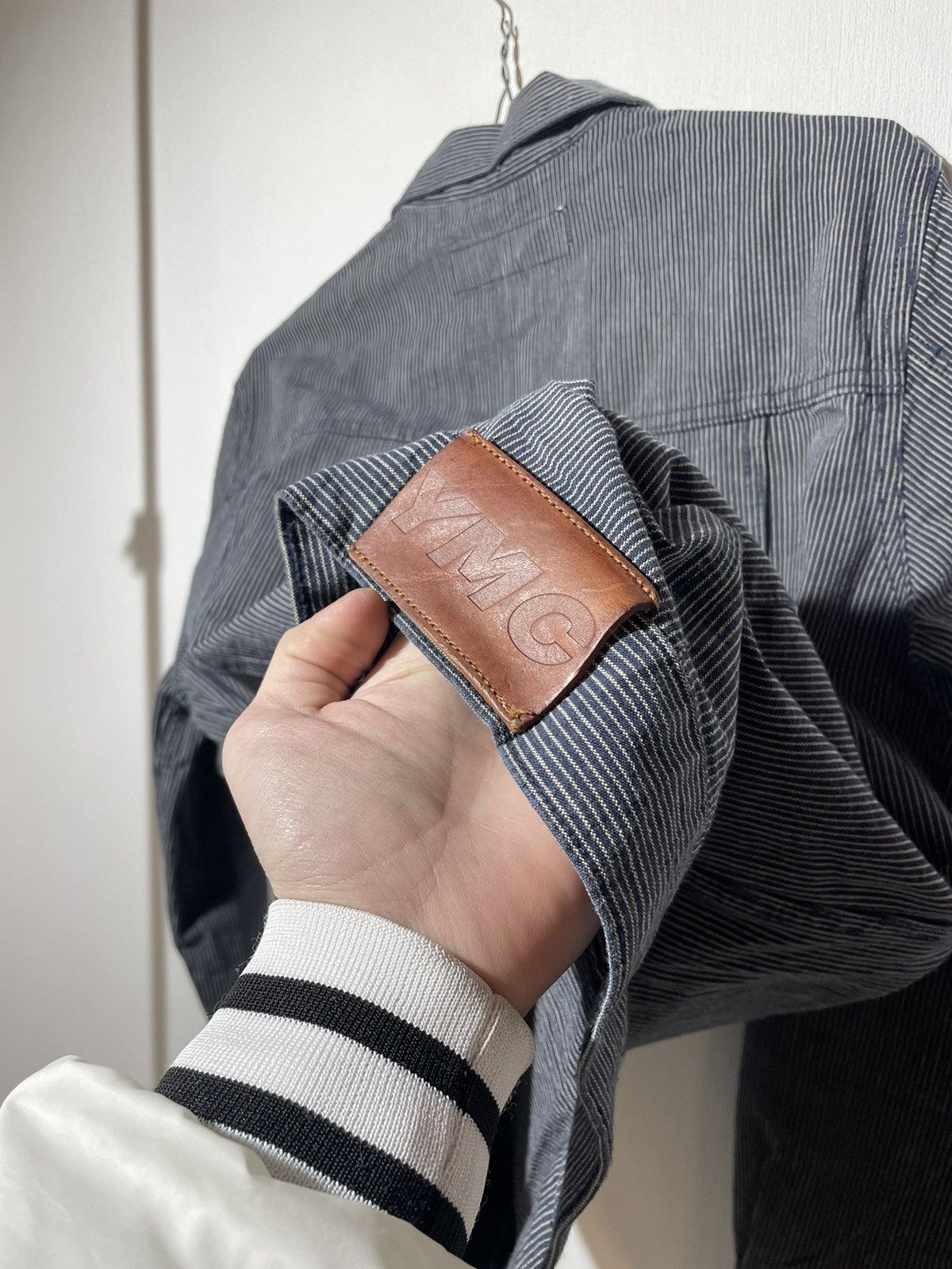 Hawksmill & YMC MK2 Japanese Selvedge Stripe Jacket Denim