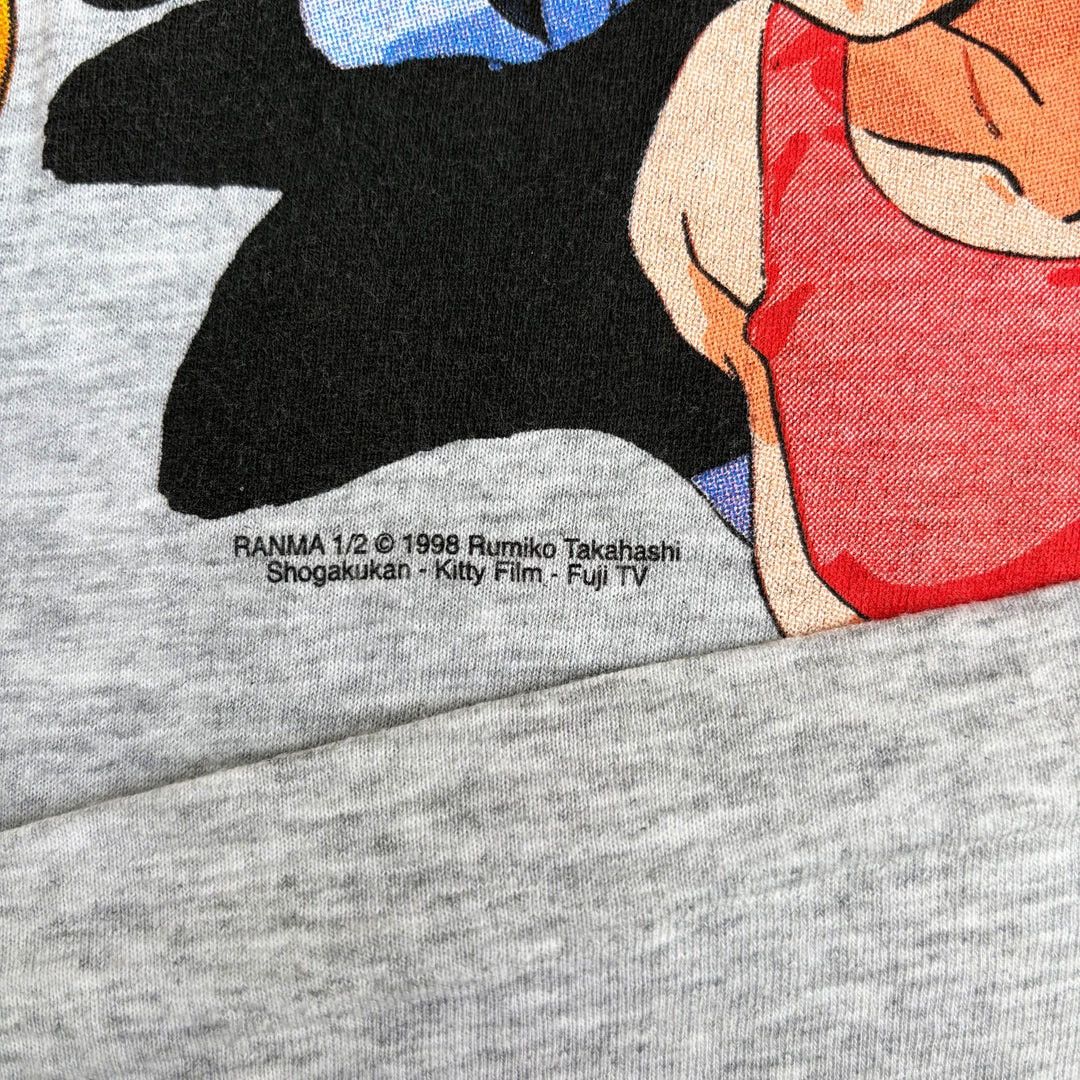 Anime Ranma 1/2 1998 90s Vintage Anime Manga Rare Japan T-Shirt Size US L / EU 52-54 / 3 - 3 Thumbnail