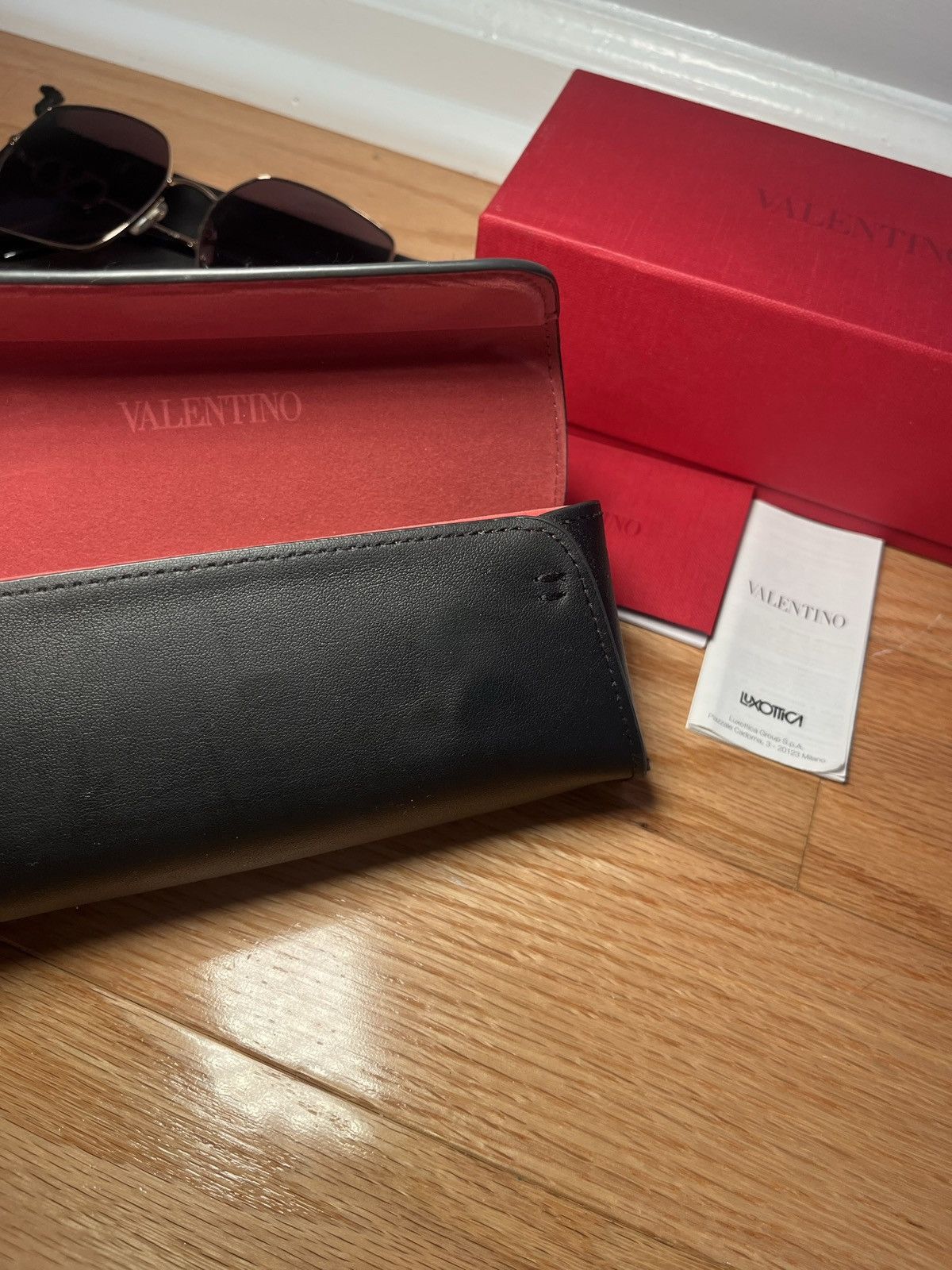 Valentino Valentino Square Sunglasses Luxottica Group Limited Edition Size ONE SIZE - 12 Thumbnail