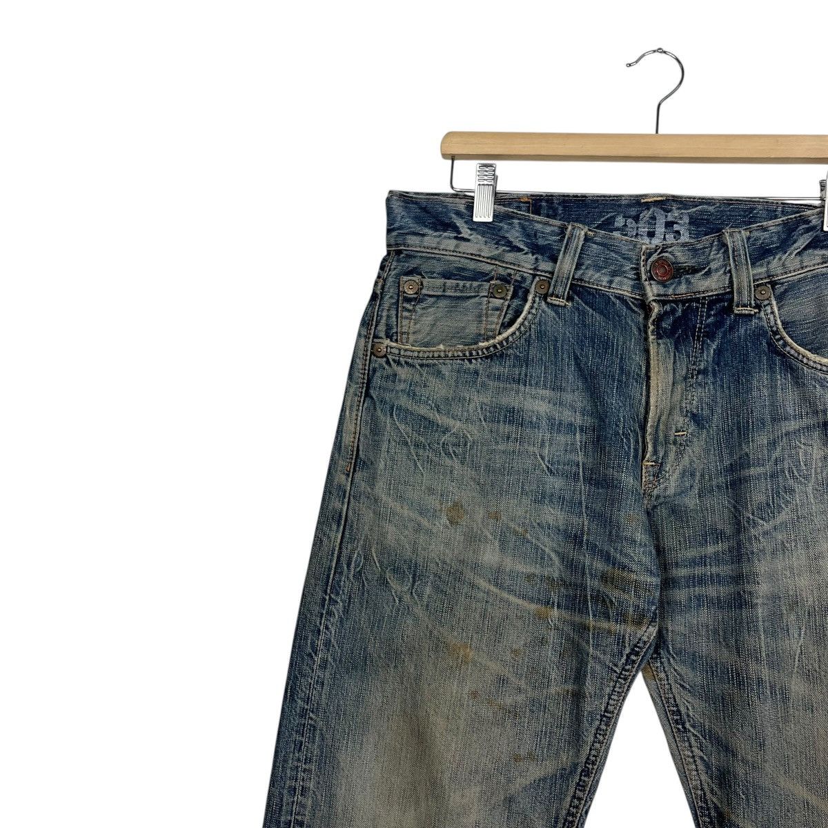 Edwin Vintage Edwin Distressed Denim Jeans Size US 34 / EU 50 - 6 Thumbnail