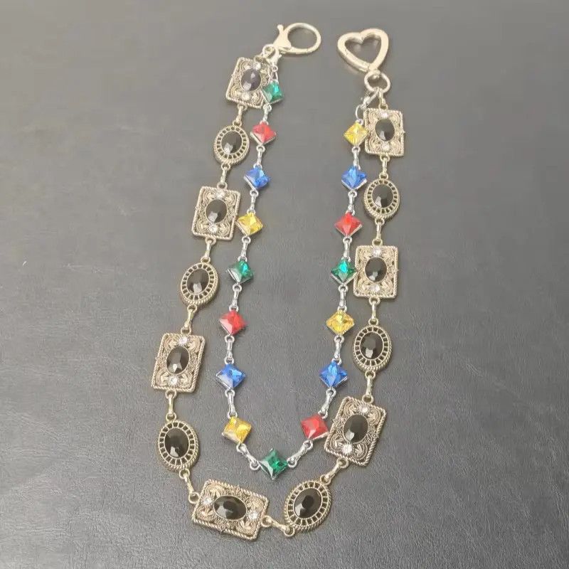 Jewelry 2 Layer Waist Punk Wallet Chain Size ONE SIZE - 7 Thumbnail