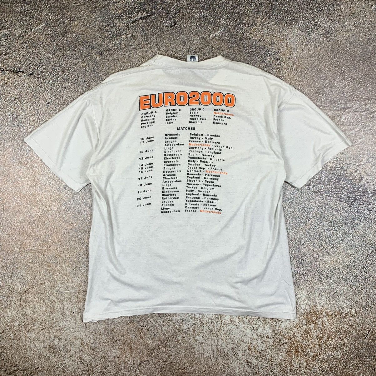 Vintage Euro 2000 Holland Belgie Vintage t shirt Size US XL / EU 56 / 4 - 3 Thumbnail