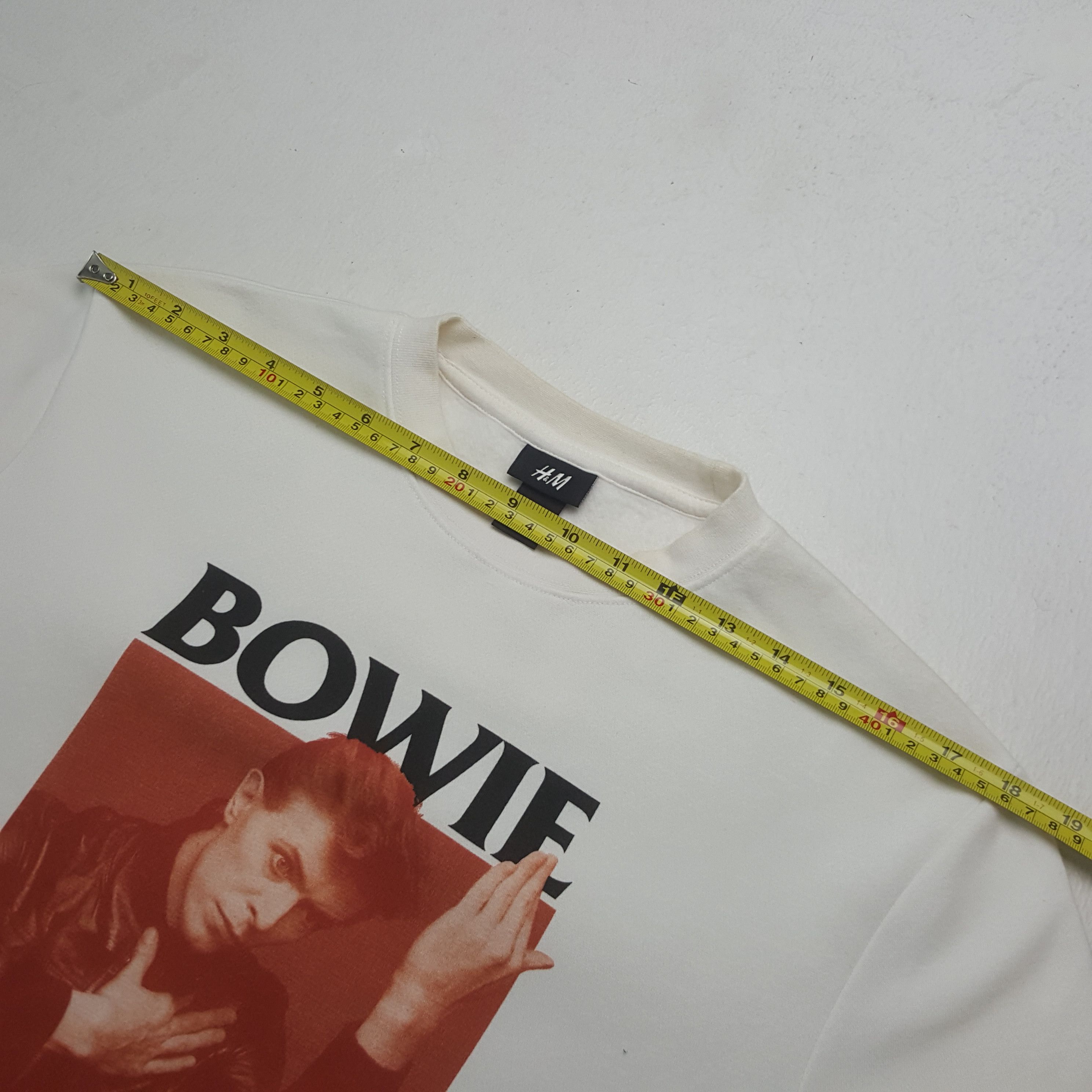 H&M Vintage David Bowie English Solo Singer Sweatshirt RR2 Size US M / EU 48-50 / 2 - 6 Thumbnail
