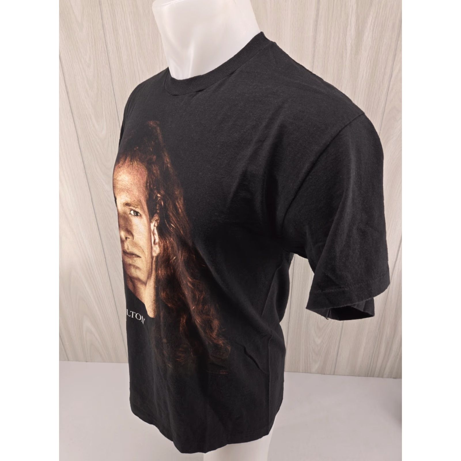 Hanes VINTAGE Michael Bolton 1993 Timeless Tour Shirt Large 90s Hanes Cotton T-Shirt Men Black Short Sleeve Graphic Print Size US L / EU 52-54 / 3 - 6 Thumbnail