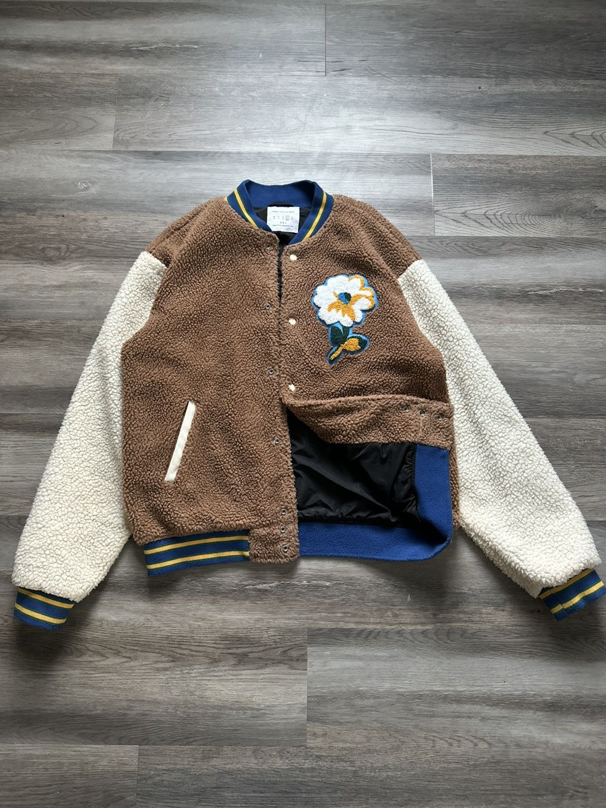 Urban Outfitters Urban Outfitters Sherpa Varsity Jacket Size US L / EU 52-54 / 3 - 4 Thumbnail