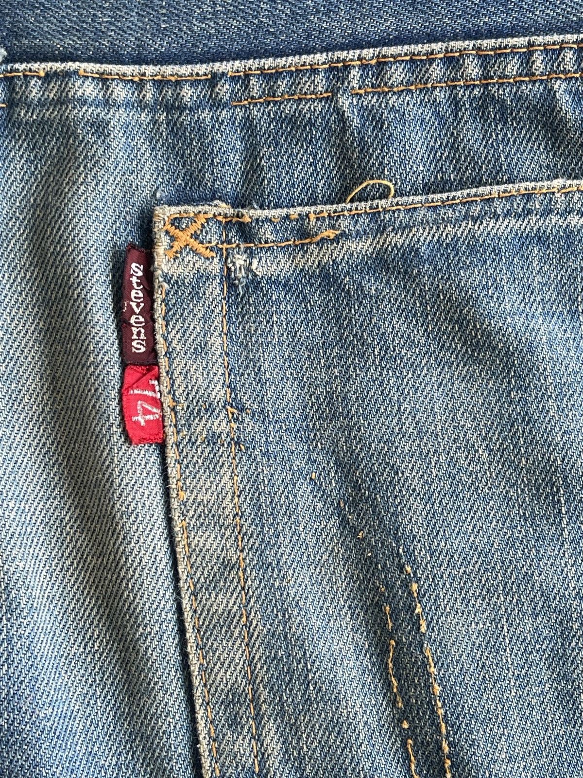Vintage Vintage Stevens Dirty Distressed Flared Jeans Size US 28 / EU 44 - 11 Thumbnail