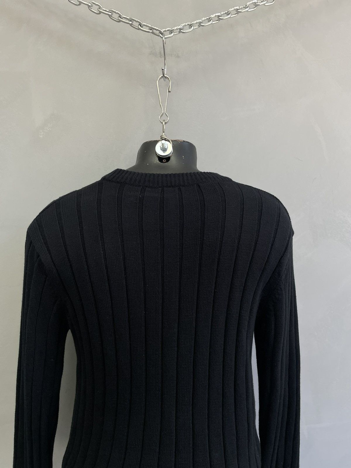 Hysteric Glamour Diesel style ribbed knit sweater rare y2k hype graffiti Size US S / EU 44-46 / 1 - 7 Thumbnail