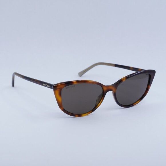Jimmy Choo NADIA/S 008670 Sunglasses Havana Cat Eye Frame display picture 1