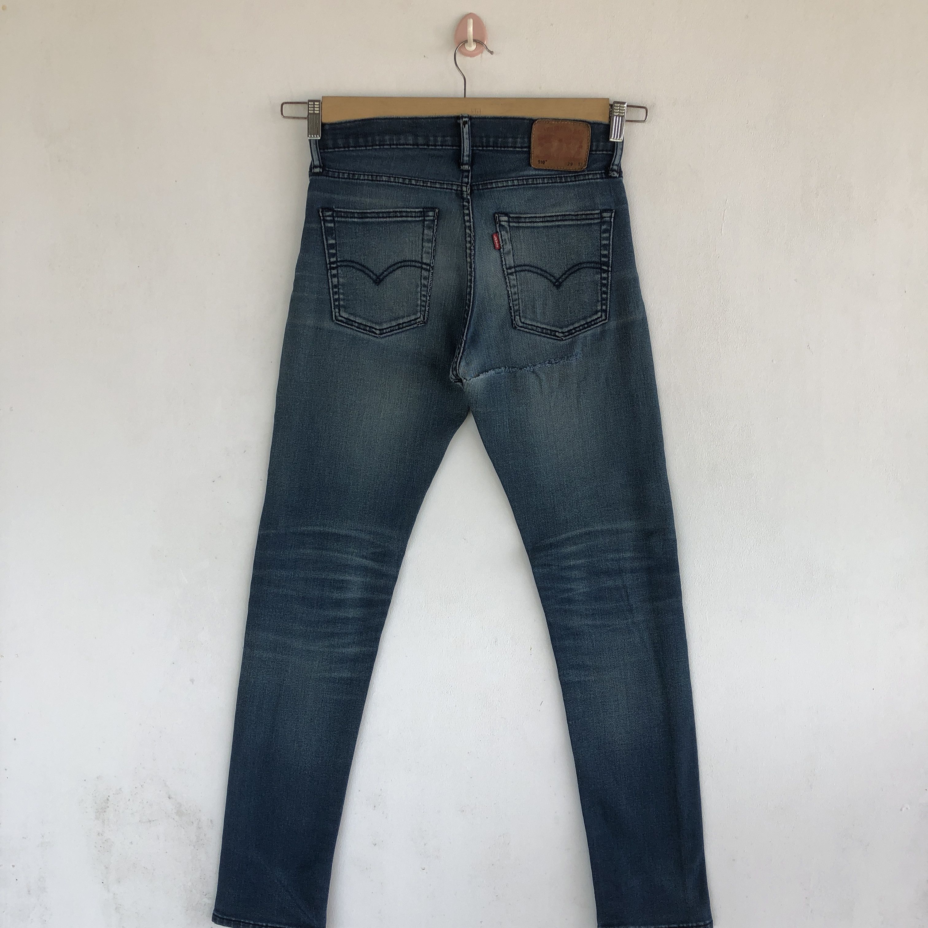 Levi's Vintage Y2K Levis 510 Jeans Levi's Slim Tapered Skinny Denim Size 28" / US 6 / IT 42 - 2 Thumbnail