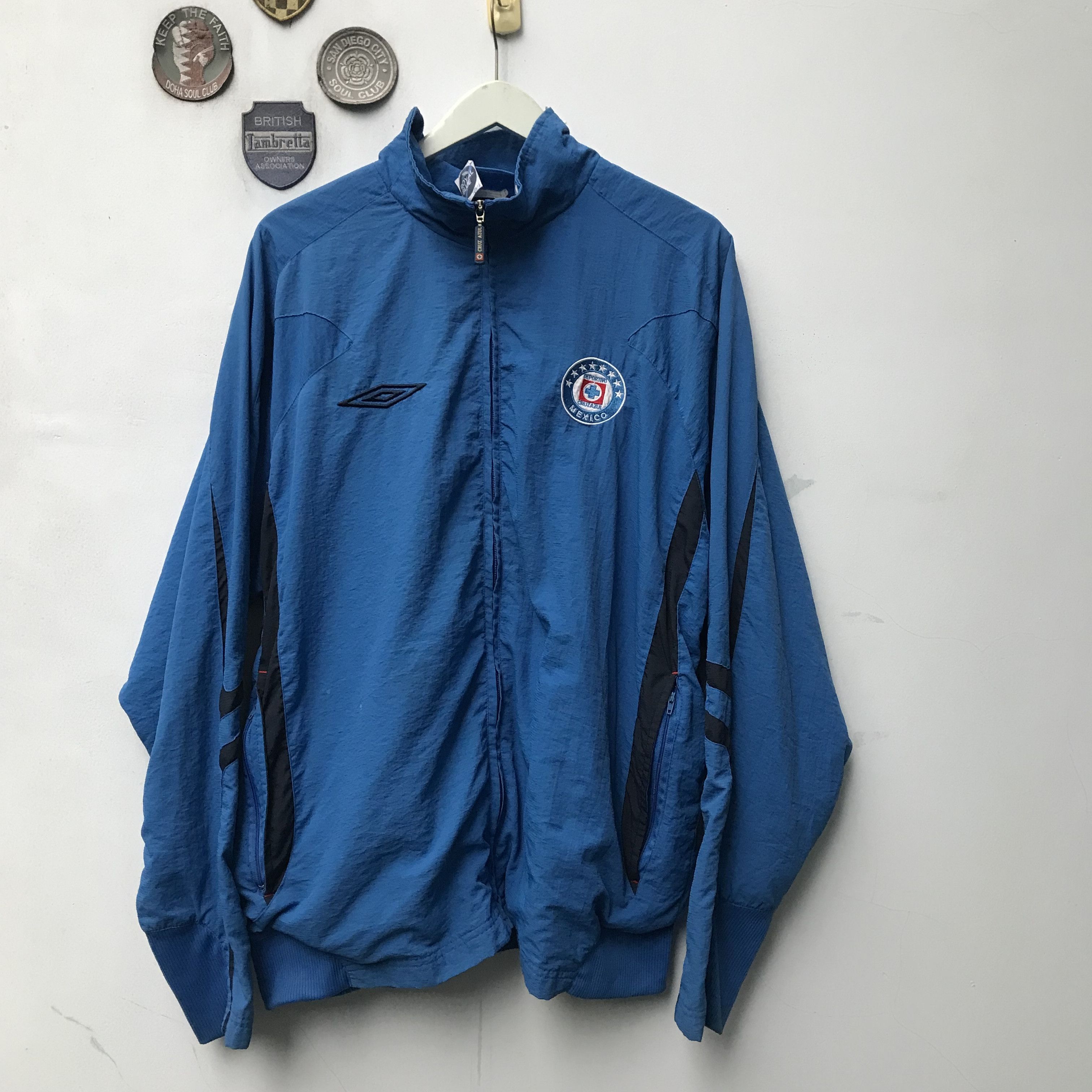 Umbro Vintage Umbro x deportivo Cruzazul mexico tracktop jacket Size US L / EU 52-54 / 3 - 2 Thumbnail