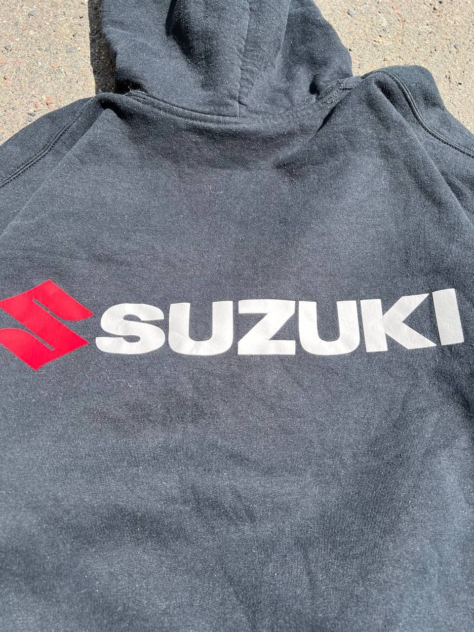 Vintage Vintage Y2K Oversize Suzuki GSX Motorcycle hoodie Size US XL / EU 56 / 4 - 3 Thumbnail