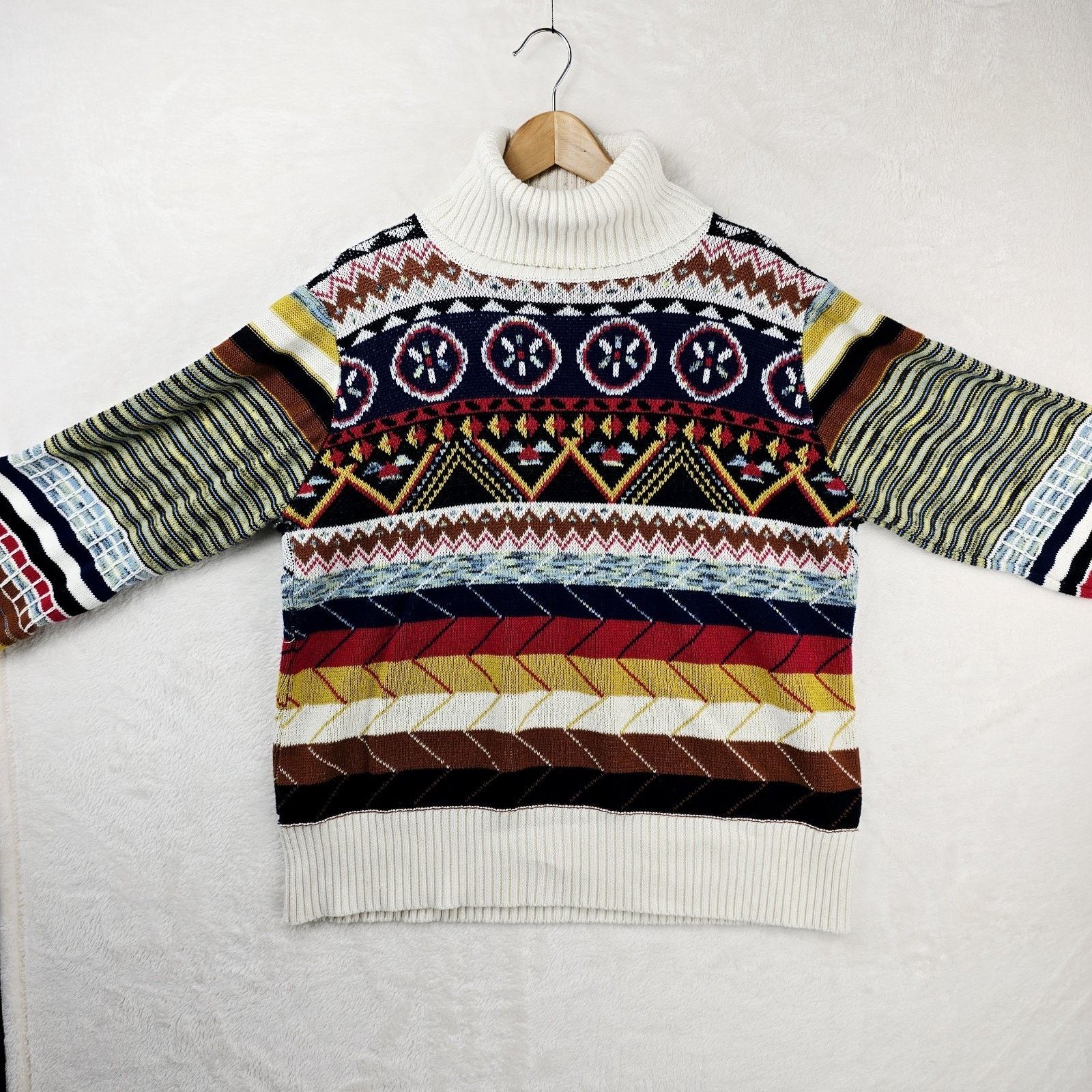 Other Suzanne Betro Weekend L Knit Cowl Neck Sweater Boho Prairie Size L / US 10 / IT 46 - 3 Thumbnail