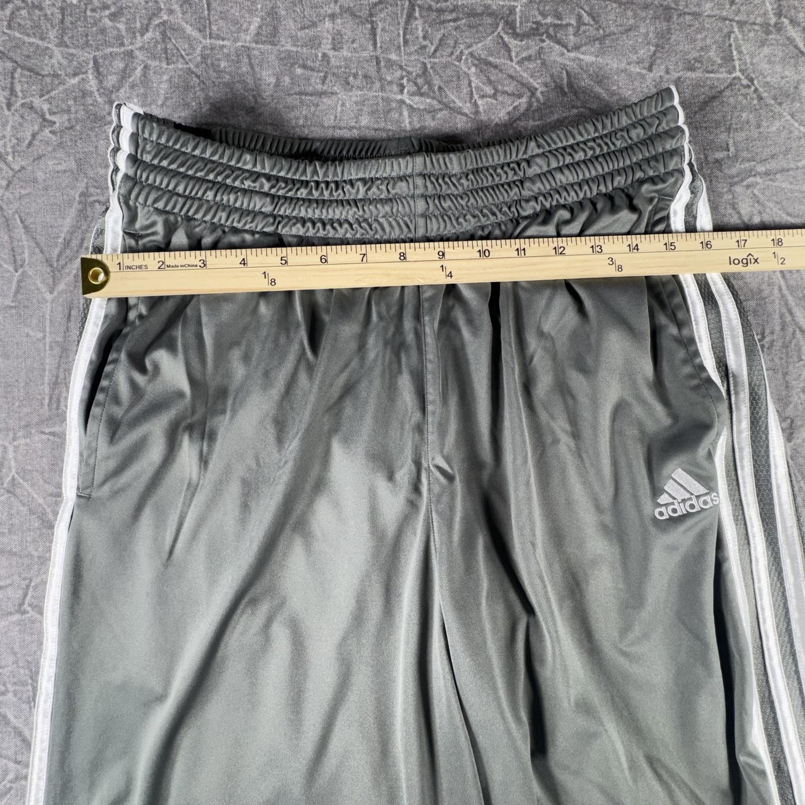 Adidas Adidas Pants Men's M Grey White Track Size US 32 / EU 48 - 3 Thumbnail