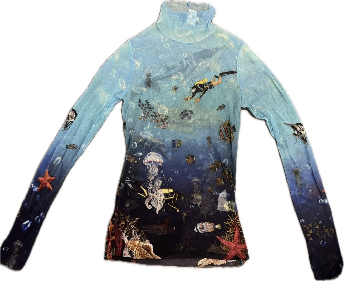 Casablanca MESH GRAPHIC TURTLENECK Size M / US 6-8 / IT 42-44 - 1 Thumbnail