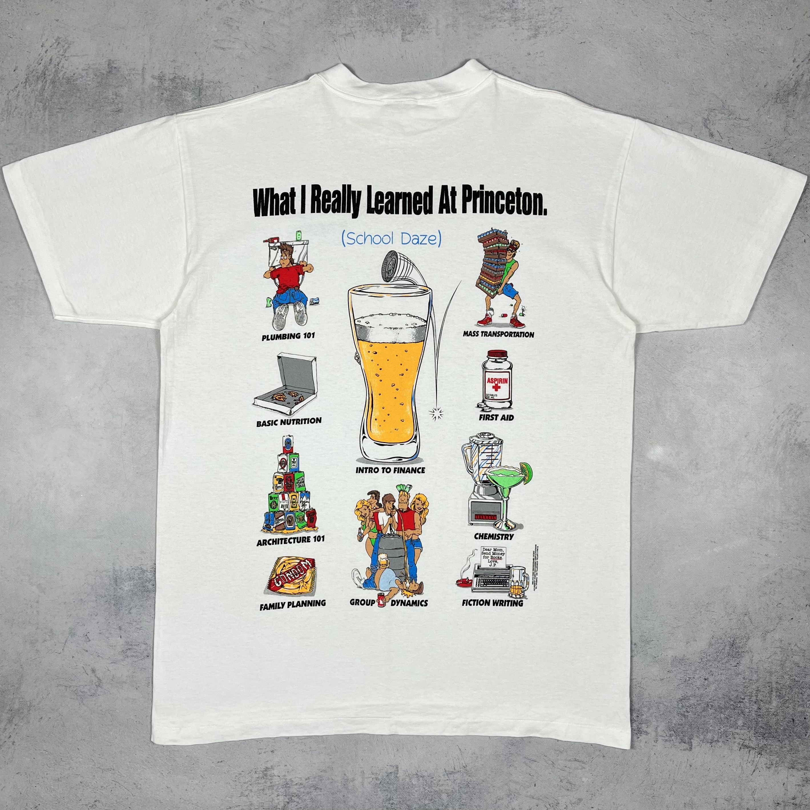 Vintage Vintage “What I really Learned At Princeton” T Shirt 1994 Size US XL / EU 56 / 4 - 2 Thumbnail