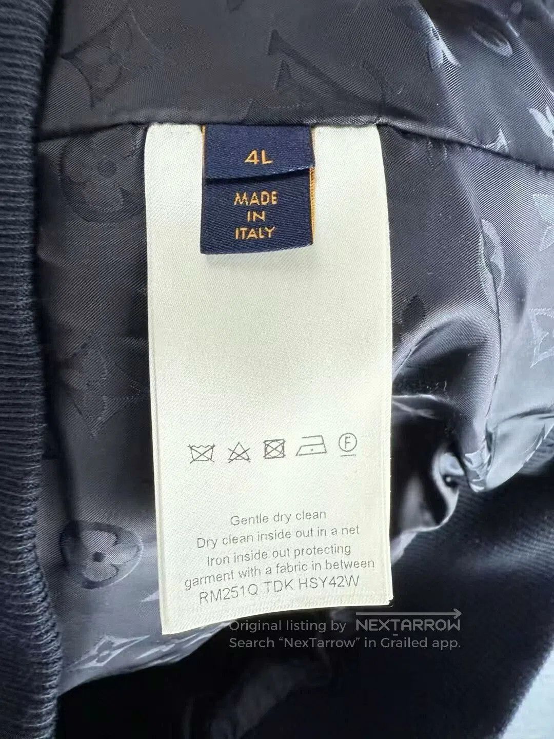 Louis Vuitton louis vuitton deep blue teddy jacket size 4L. Size US XXL / EU 58 / 5 - 3 Thumbnail