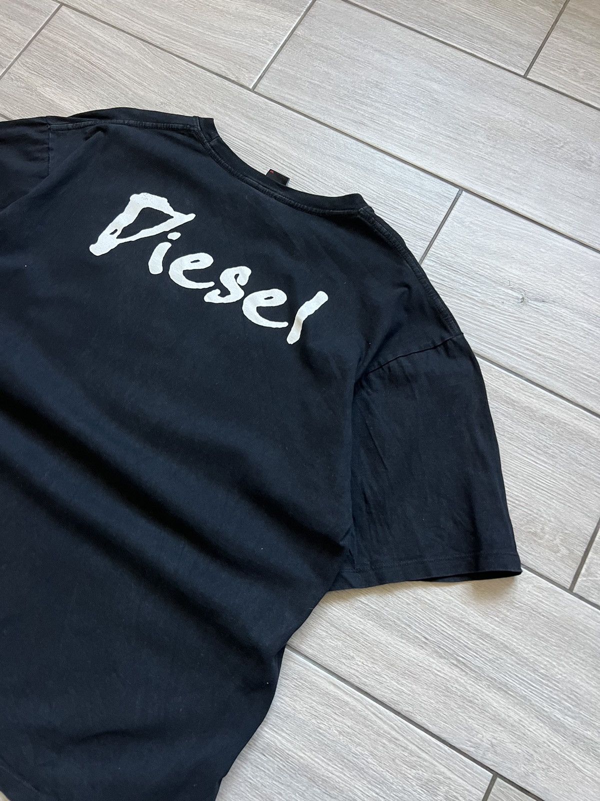 Diesel Vintage Diesel T-Shirt Big Logo Japanese Hype Rare Size US XXL / EU 58 / 5 - 7 Thumbnail