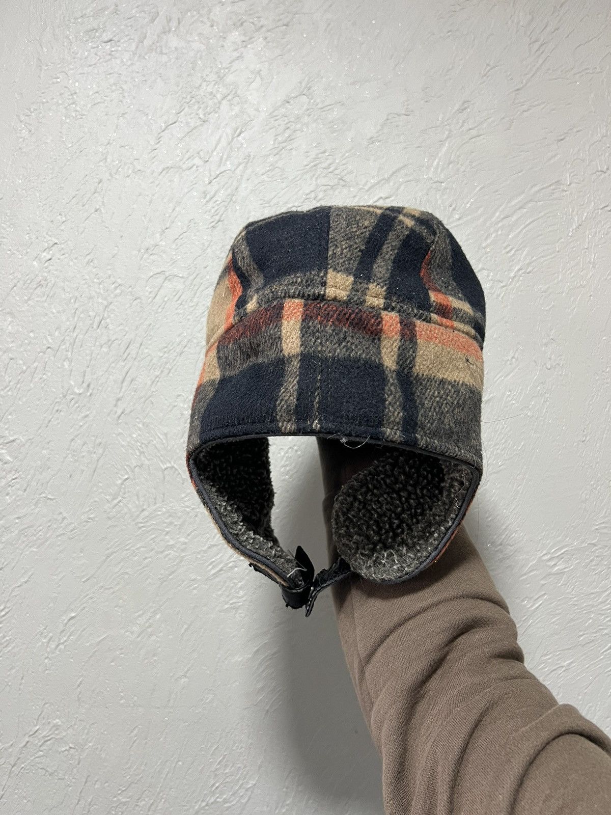Hysteric Glamour Y2K Faux Fur Ushanka Vintage Style Burberry Warm Trapper Hat Size ONE SIZE - 6 Thumbnail