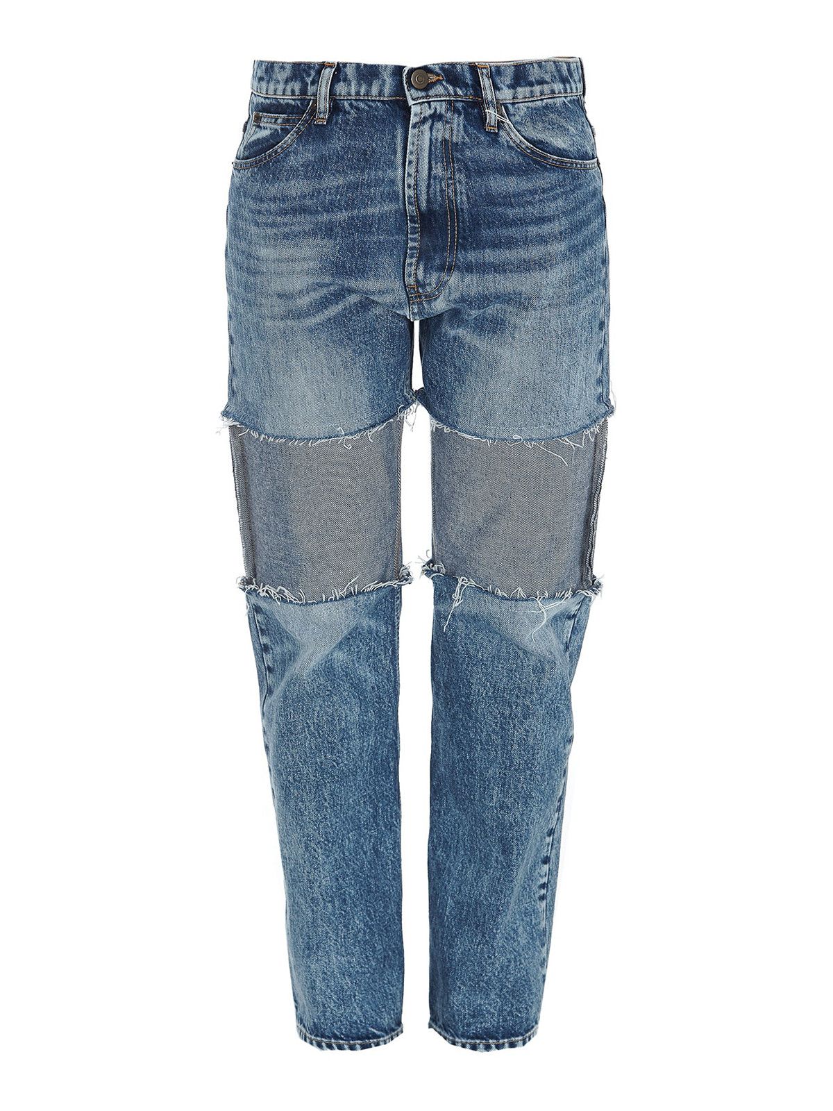 Maison Margiela o1y0625 Denim Pant in Blue Size 27" / US 4 / IT 40 - 1 Thumbnail