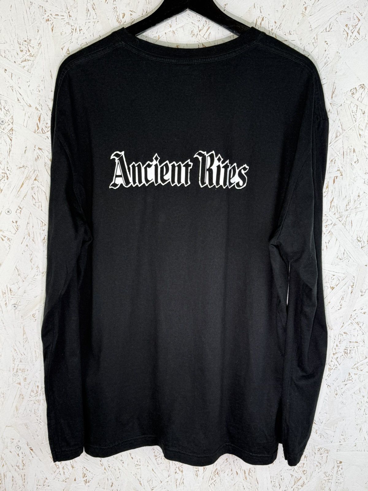 Band Tees 00s Vintage Ancient Rites Black Metal Band Long Sleeve Tee Size US XL / EU 56 / 4 - 4 Thumbnail